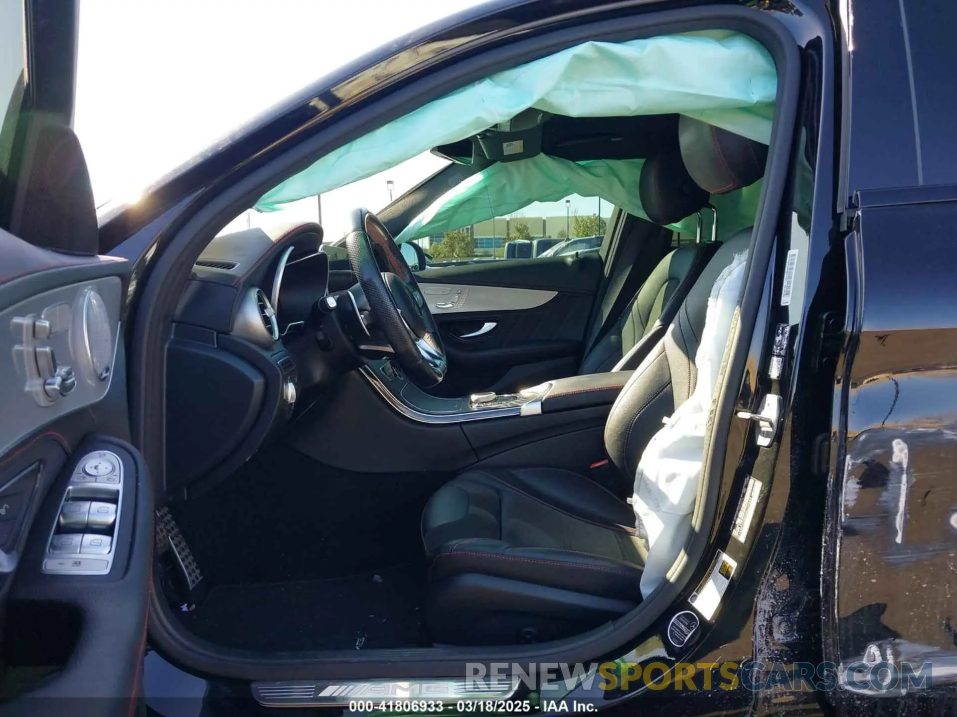 5 fotografías del automóvil dañado W1KWF6EB4MR620959 MERCEDES-BENZ AMG C 43 2021