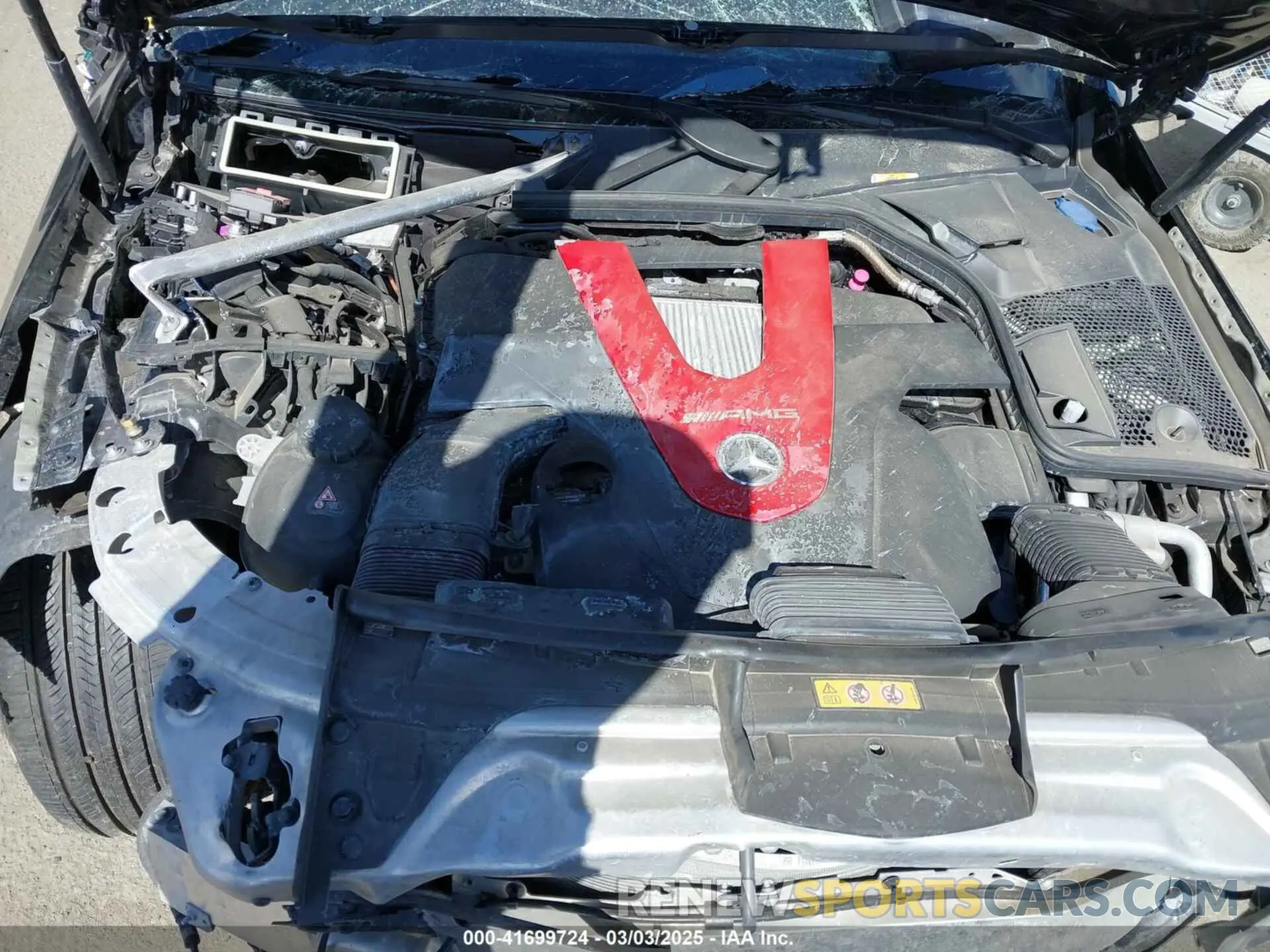 10 fotografías del automóvil dañado W1KWK6EB5PG131126 MERCEDES-BENZ AMG C 43 2023