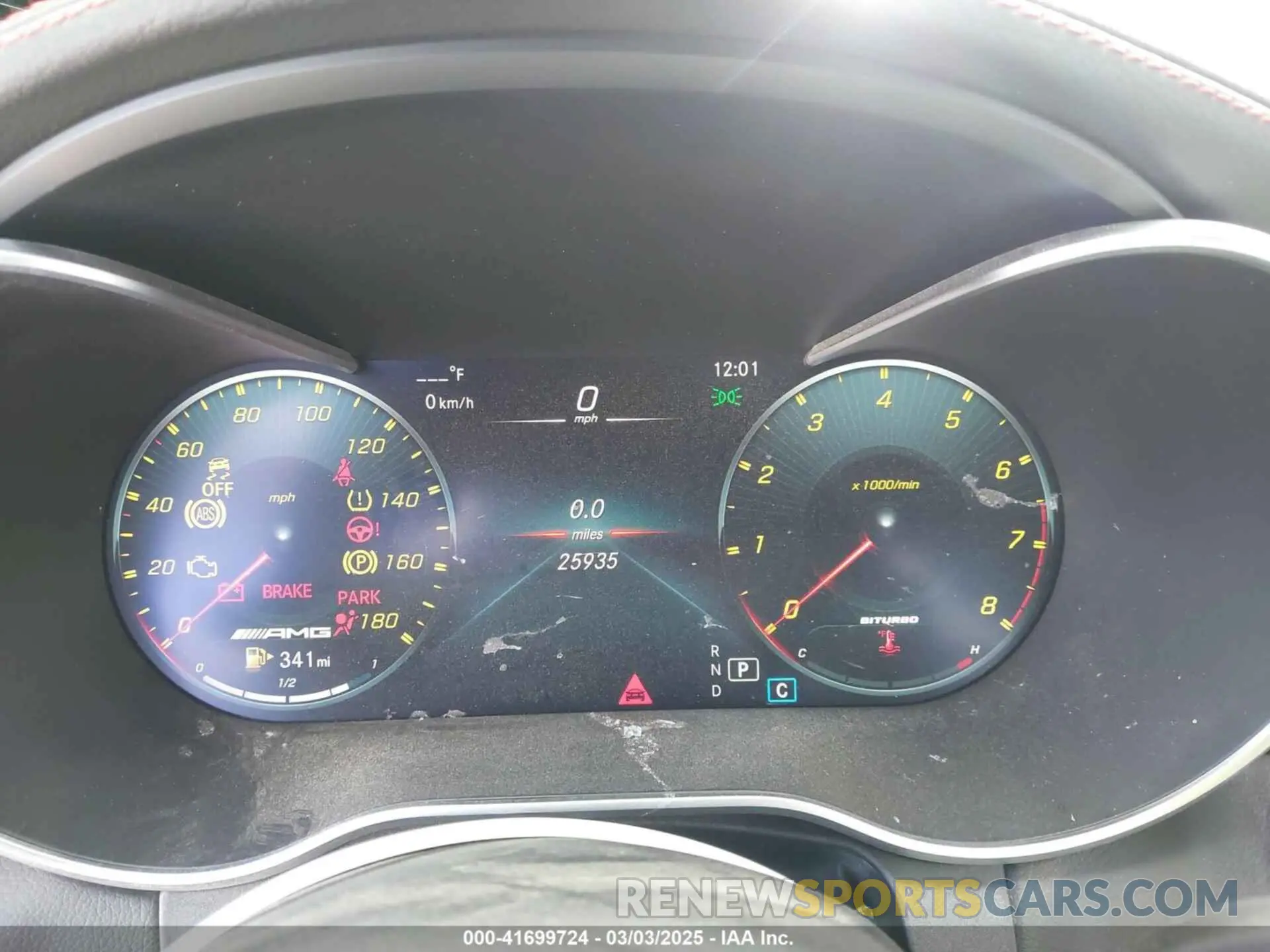 7 fotografías del automóvil dañado W1KWK6EB5PG131126 MERCEDES-BENZ AMG C 43 2023