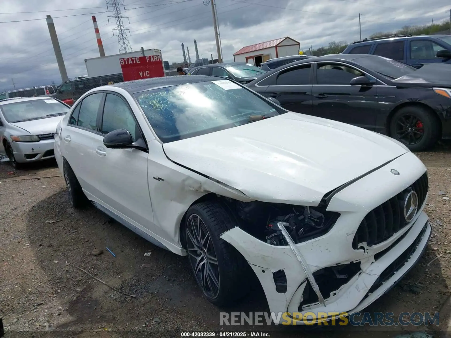 6 fotografías del automóvil dañado W1KAF8HB0RR212189 MERCEDES-BENZ AMG C 43 2024