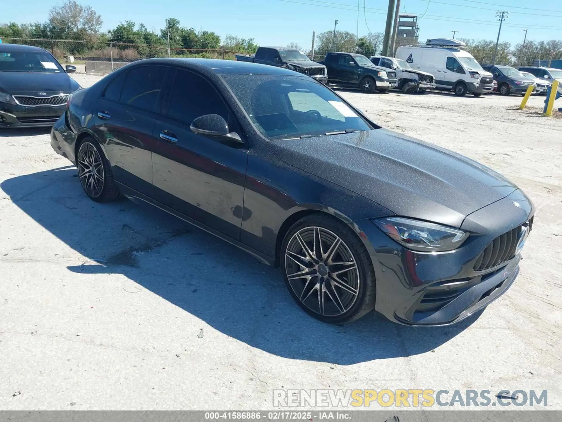 1 fotografías del automóvil dañado W1KAF8HB4RR158637 MERCEDES-BENZ AMG C 43 2024