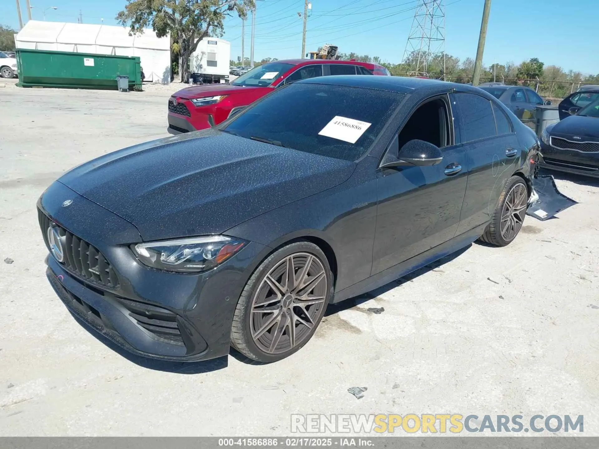 2 fotografías del automóvil dañado W1KAF8HB4RR158637 MERCEDES-BENZ AMG C 43 2024