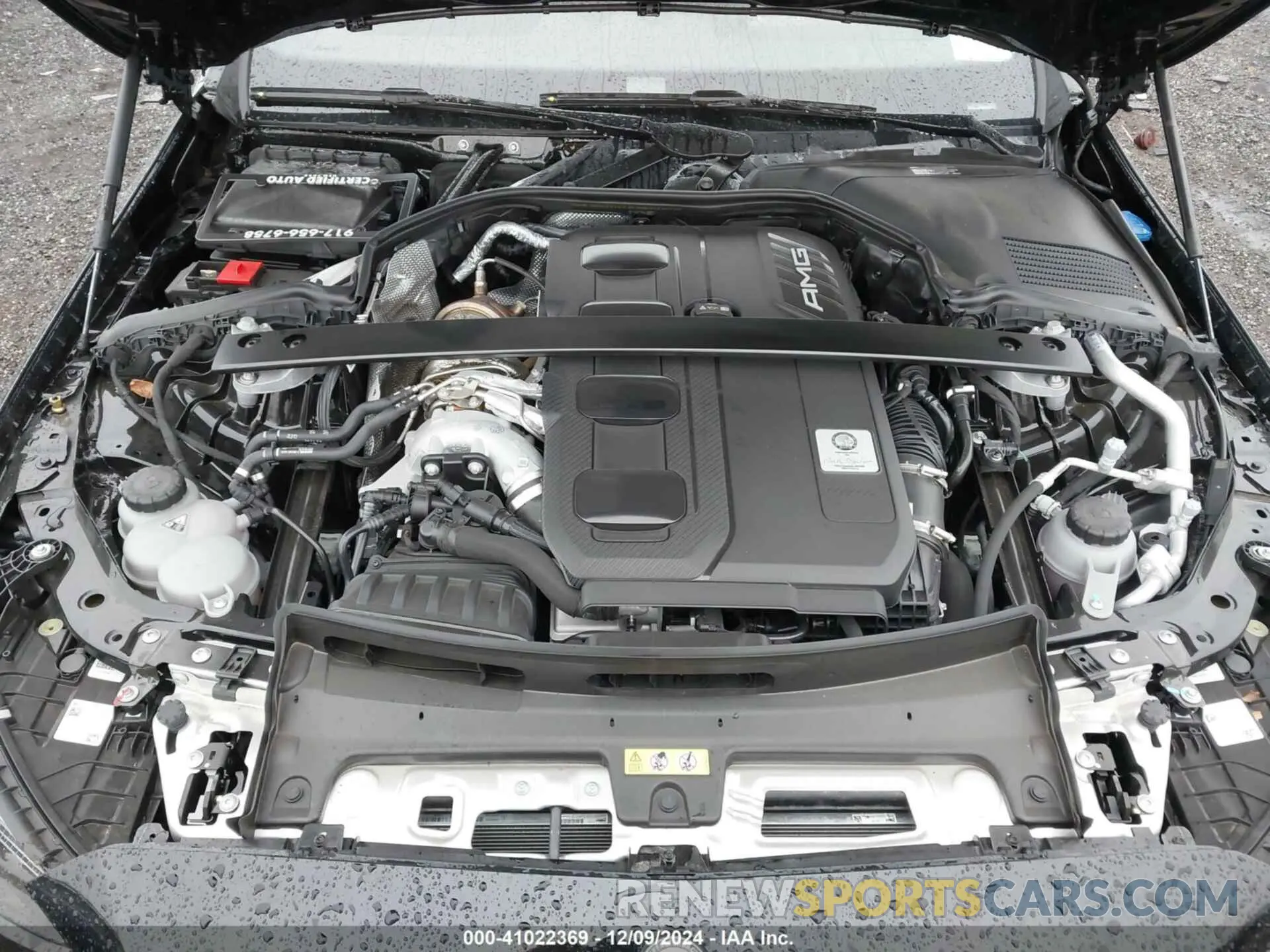 10 fotografías del automóvil dañado W1KAF8HB8RR214157 MERCEDES-BENZ AMG C 43 2024