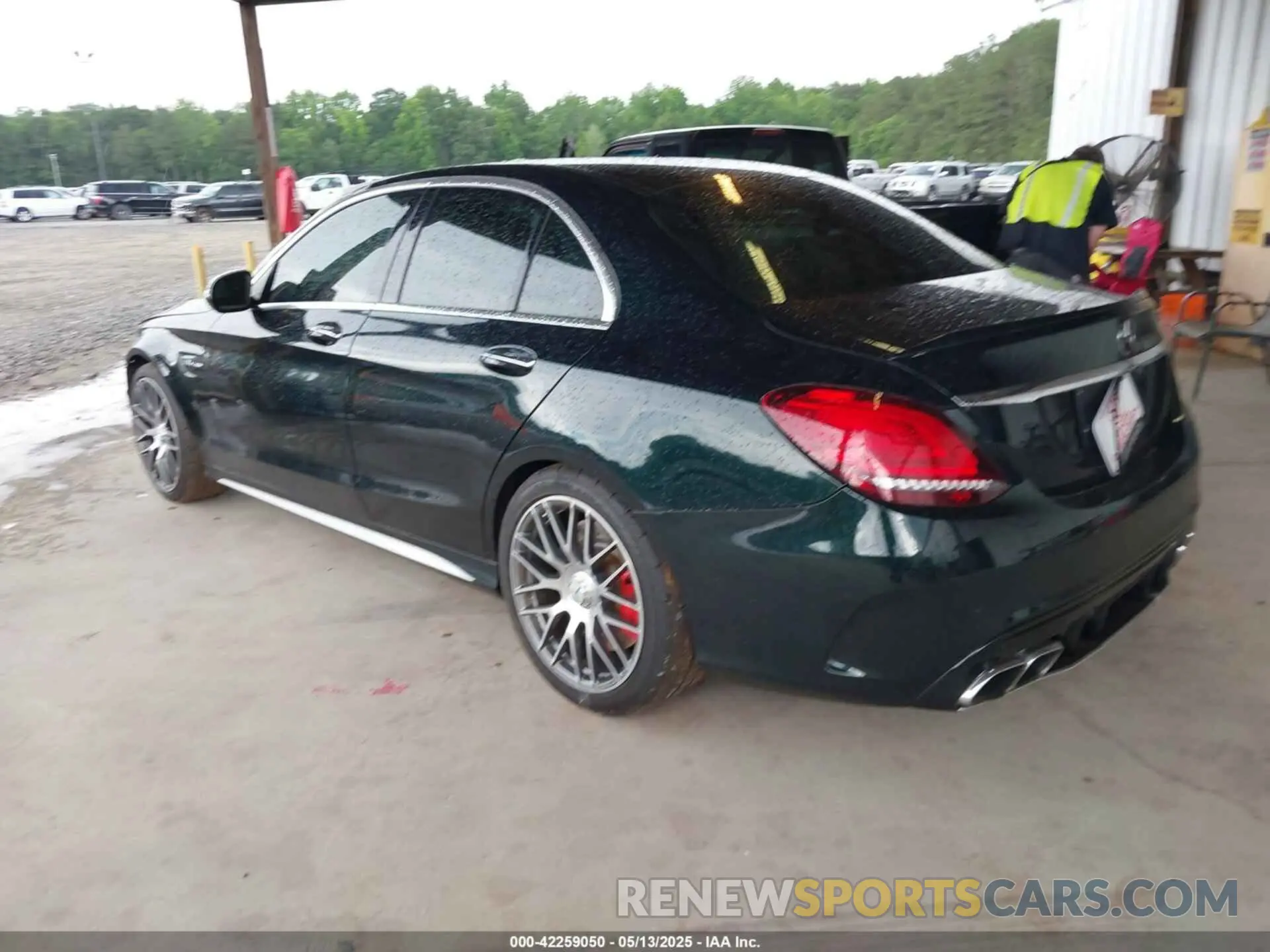 3 fotografías del automóvil dañado 55SWF8HB8KU305617 MERCEDES-BENZ AMG C 63 2019