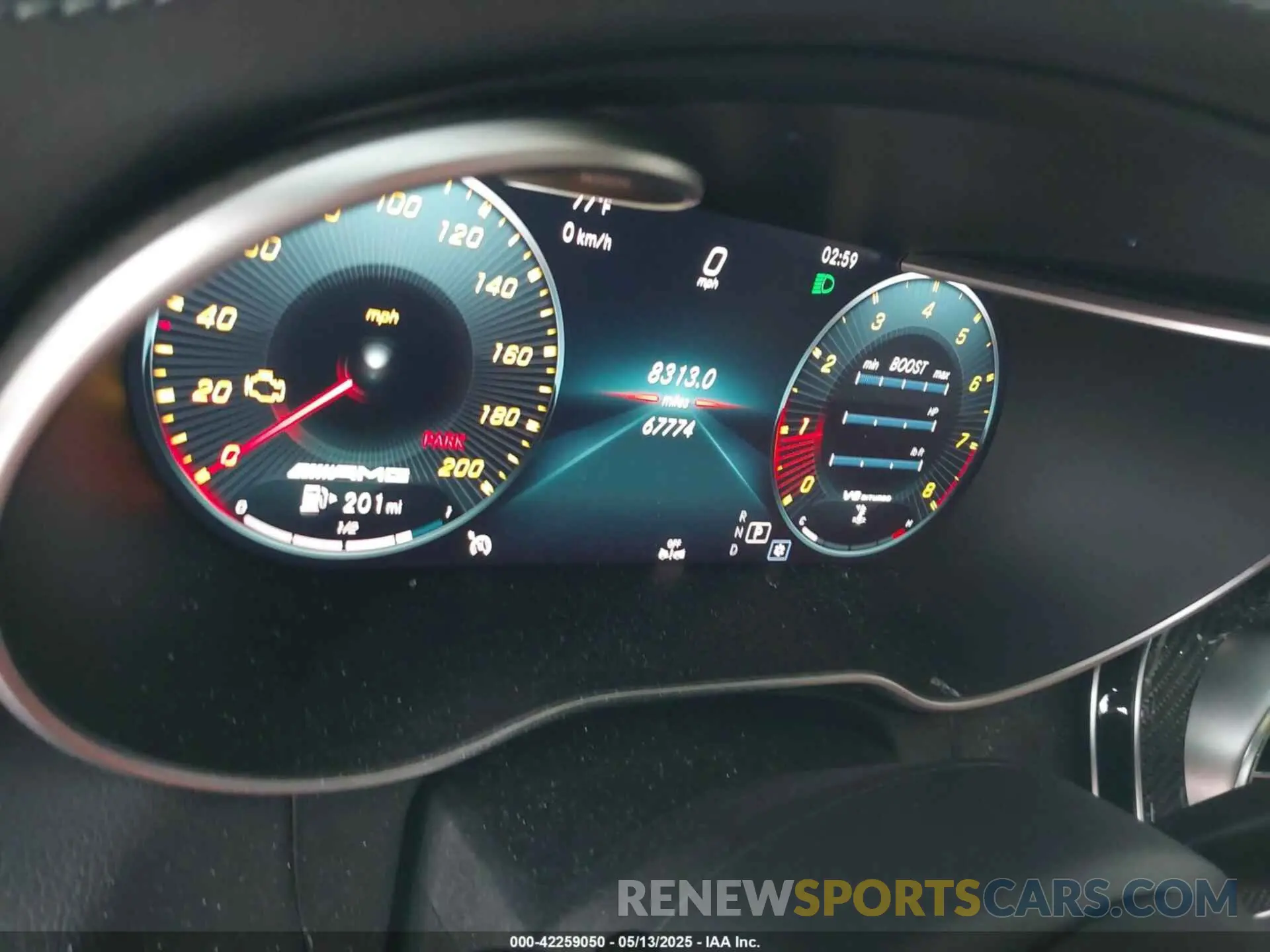 7 fotografías del automóvil dañado 55SWF8HB8KU305617 MERCEDES-BENZ AMG C 63 2019