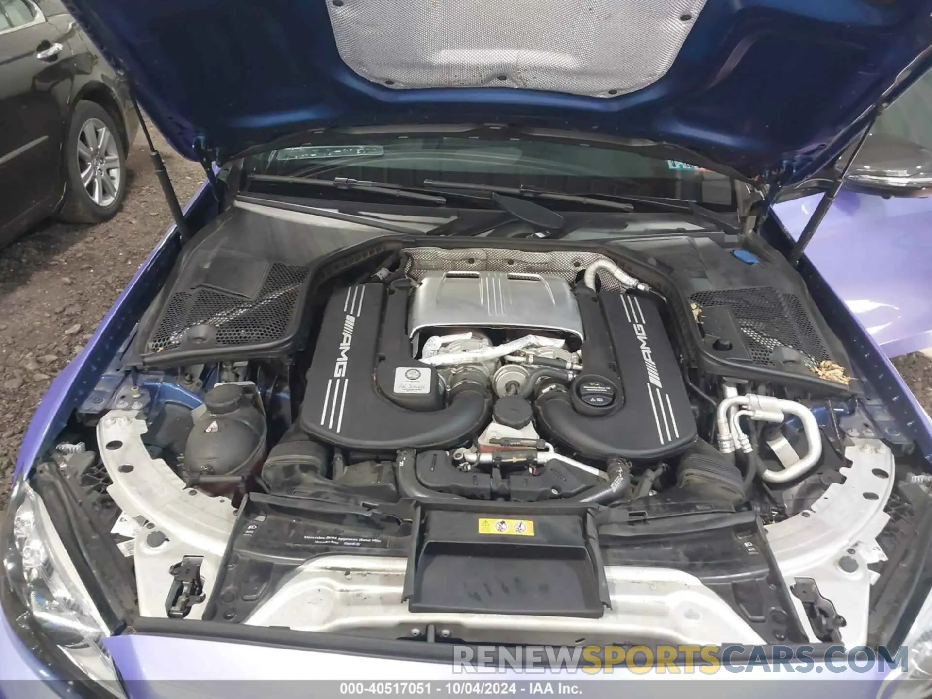10 fotografías del automóvil dañado 55SWF8HBXKU306736 MERCEDES-BENZ AMG C 63 2019