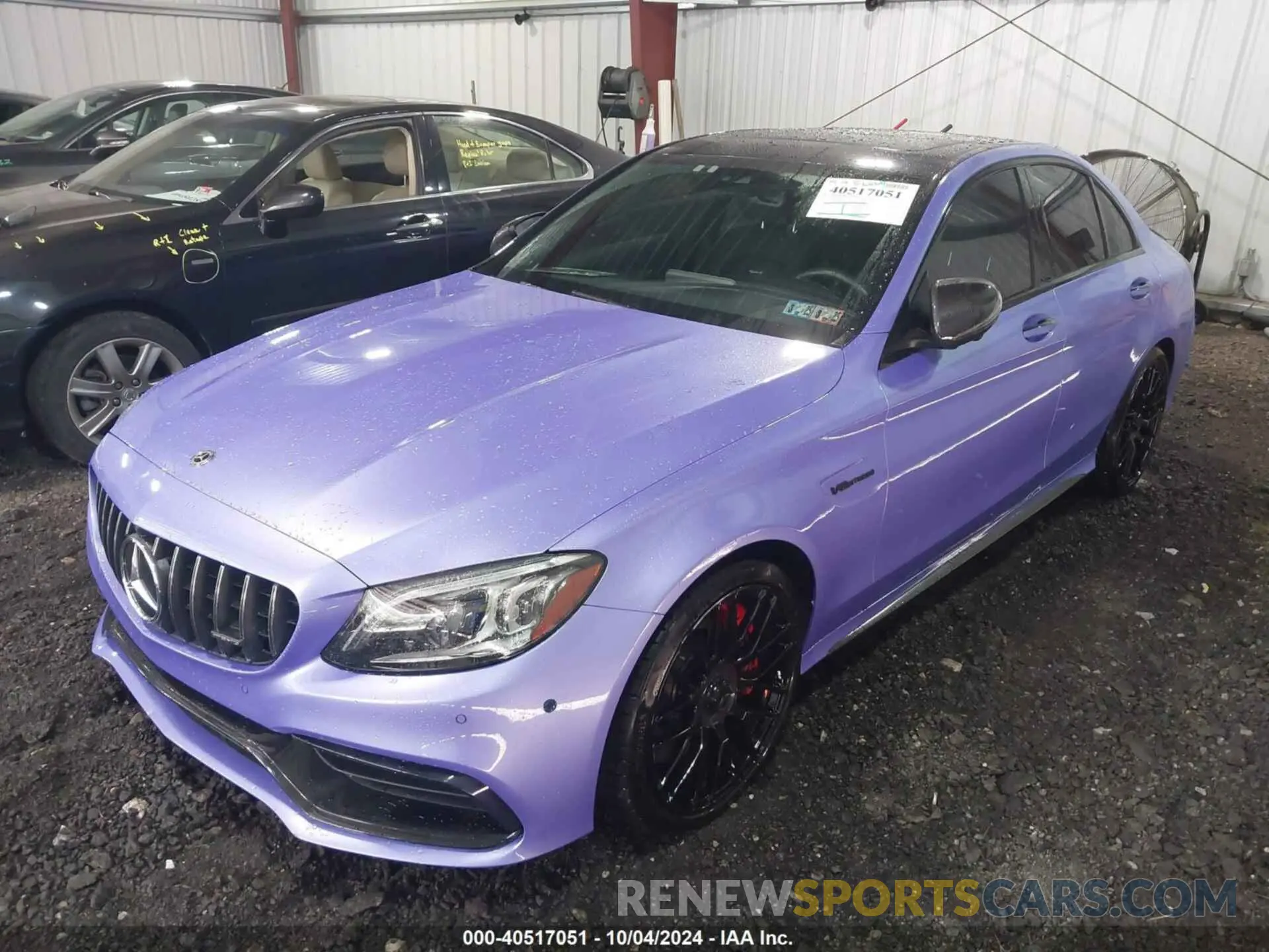 2 fotografías del automóvil dañado 55SWF8HBXKU306736 MERCEDES-BENZ AMG C 63 2019