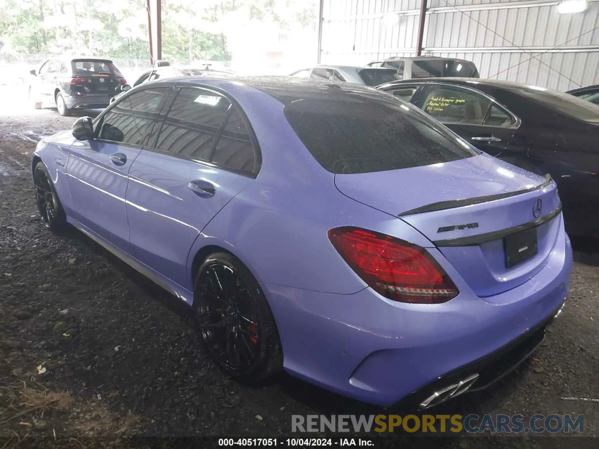 3 fotografías del automóvil dañado 55SWF8HBXKU306736 MERCEDES-BENZ AMG C 63 2019