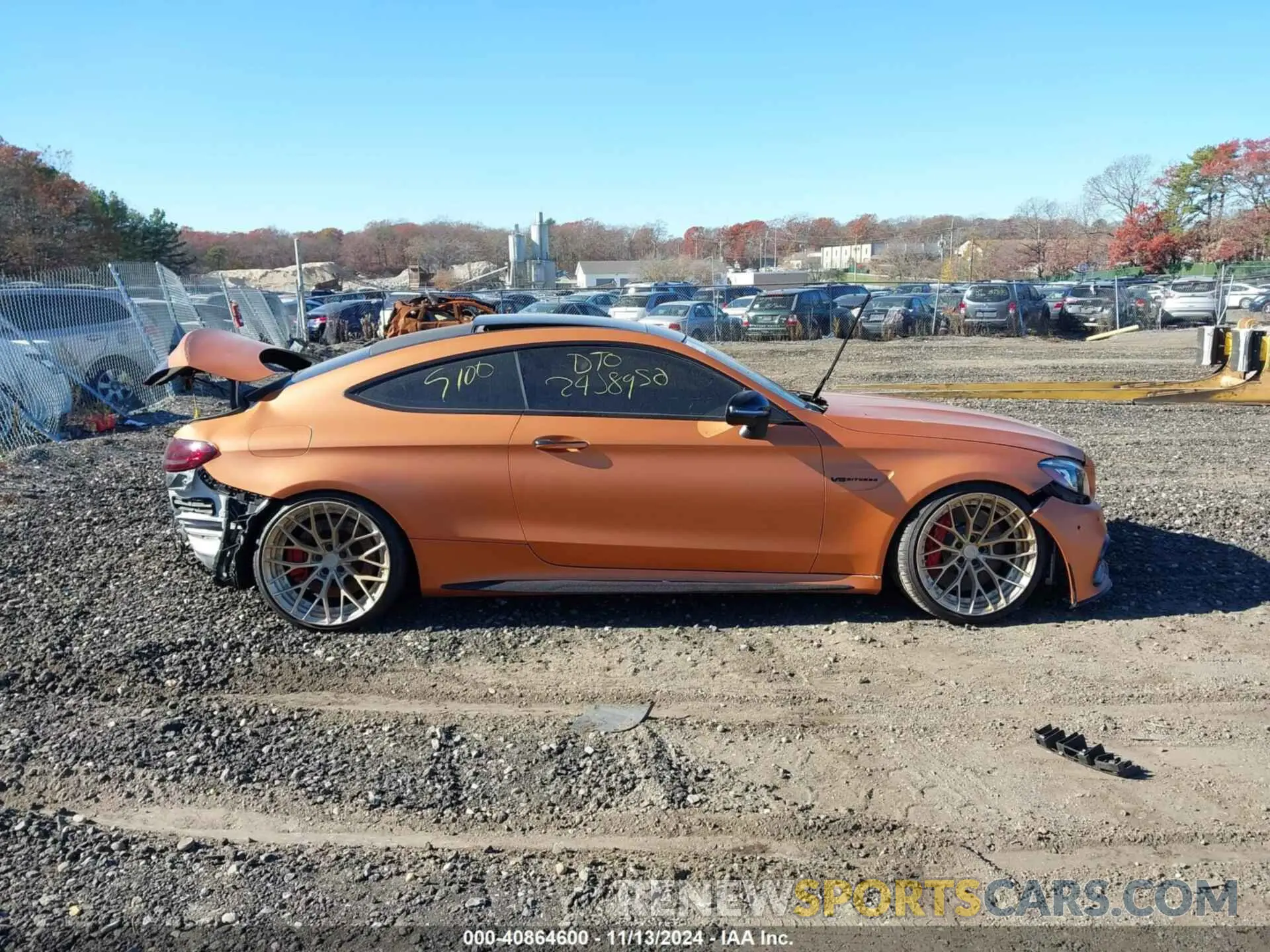 12 fotografías del automóvil dañado WDDWJ8HB6KF846103 MERCEDES-BENZ AMG C 63 2019