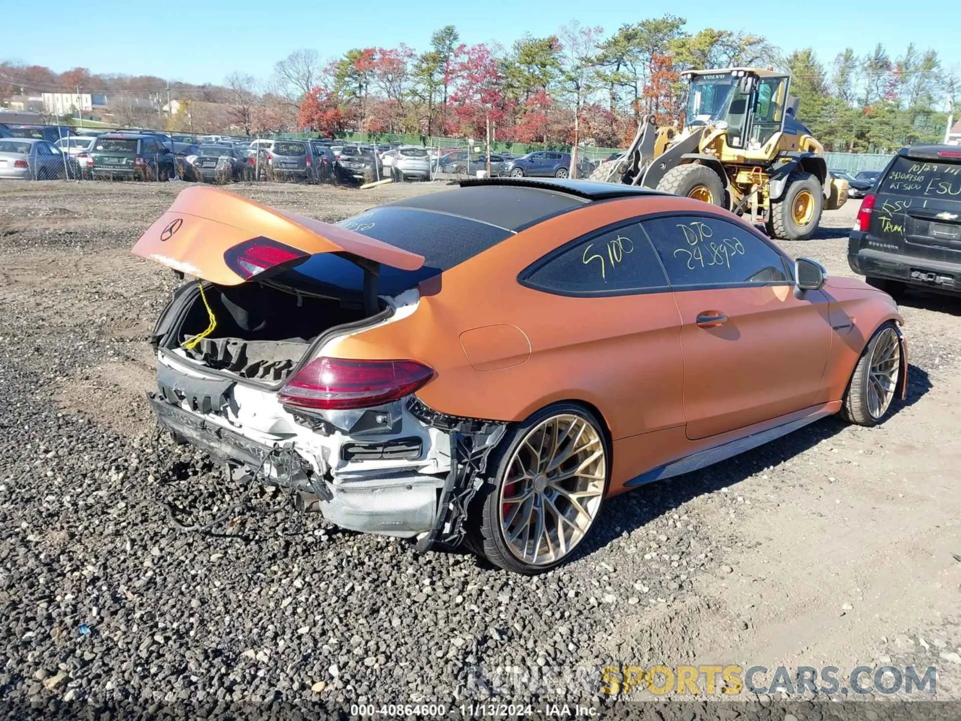 4 fotografías del automóvil dañado WDDWJ8HB6KF846103 MERCEDES-BENZ AMG C 63 2019