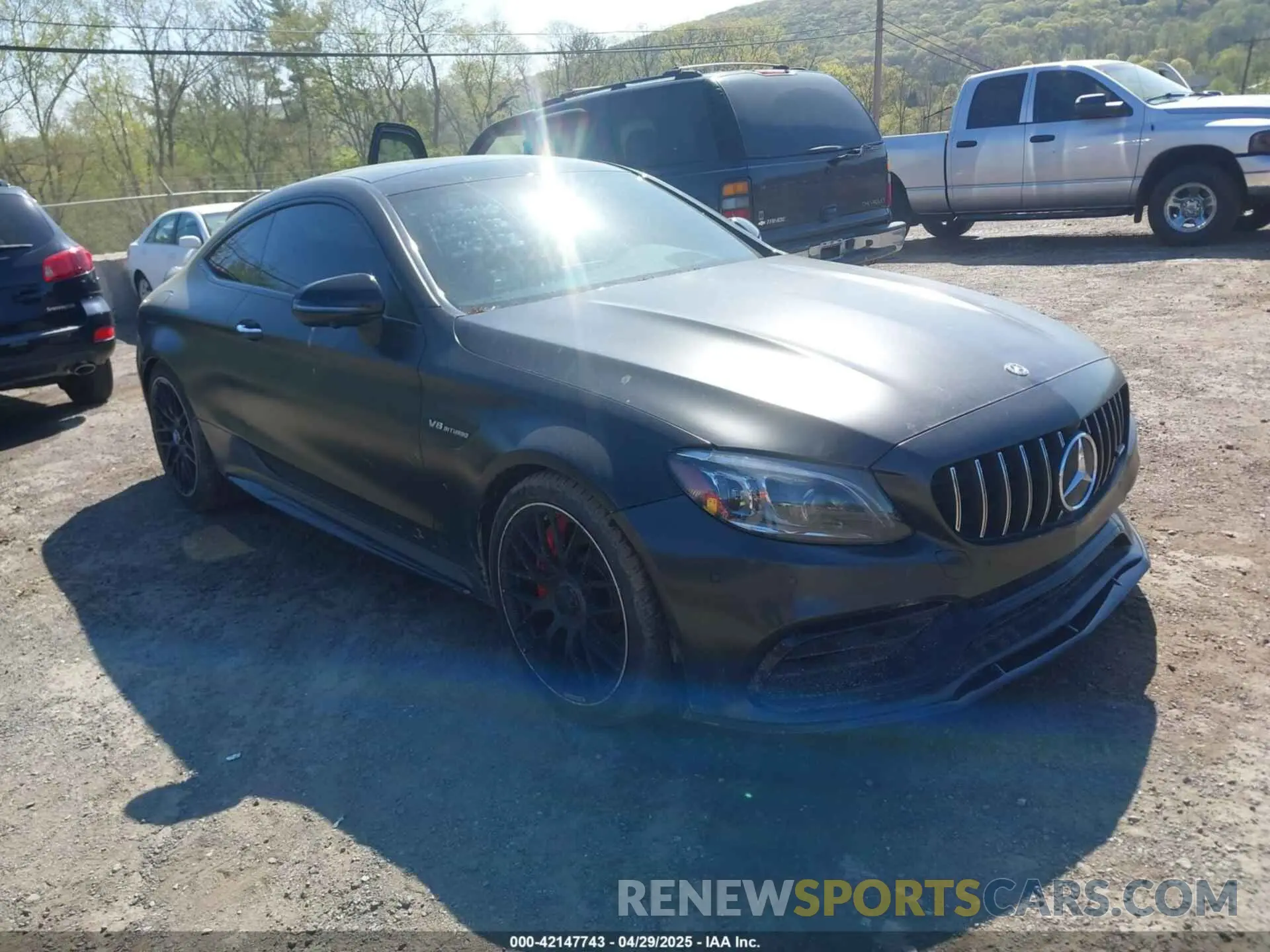 1 fotografías del automóvil dañado WDDWJ8HBXKF845181 MERCEDES-BENZ AMG C 63 2019