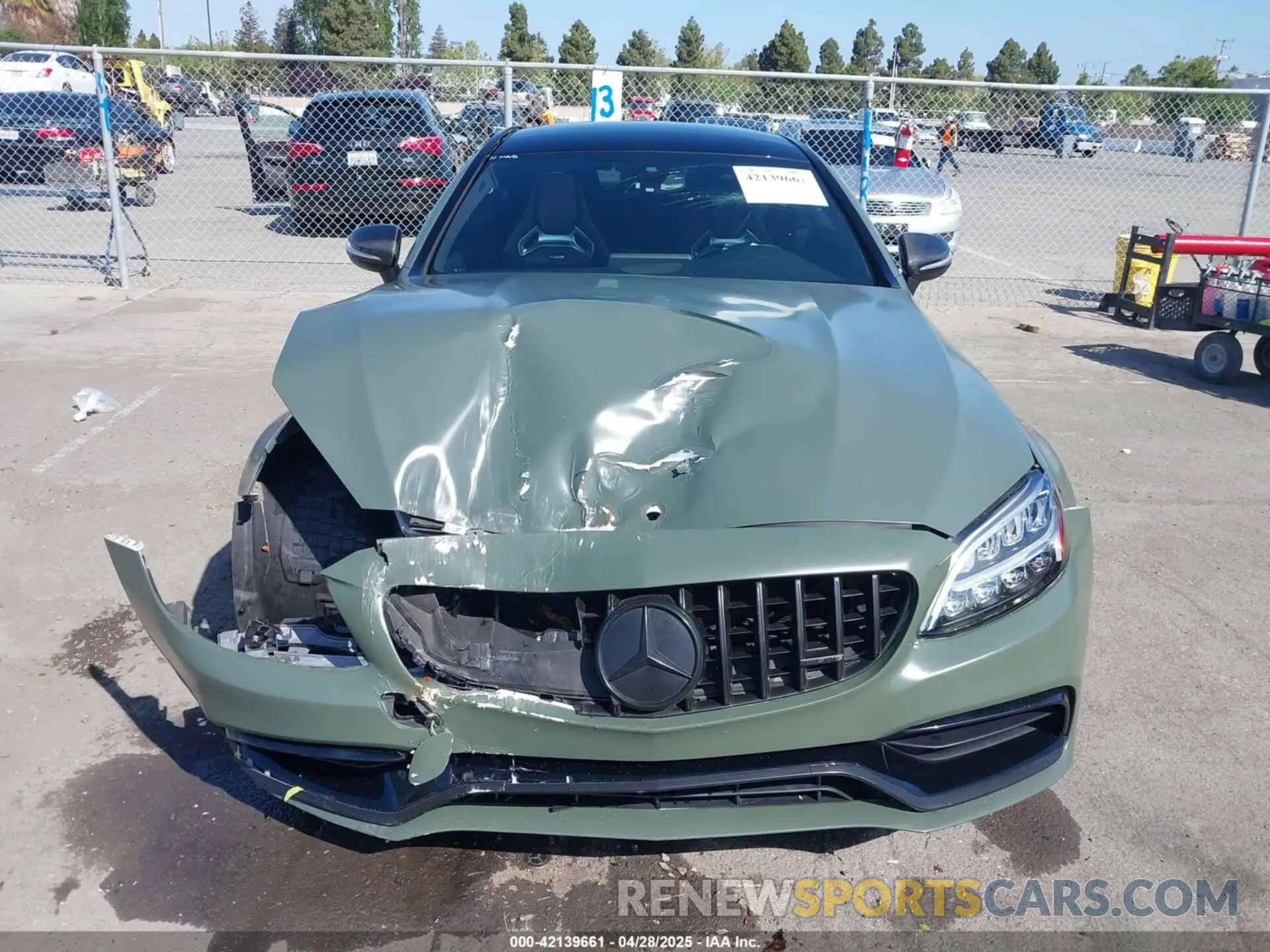 12 fotografías del automóvil dañado WDDWJ8HB7LF968504 MERCEDES-BENZ AMG C 63 2020
