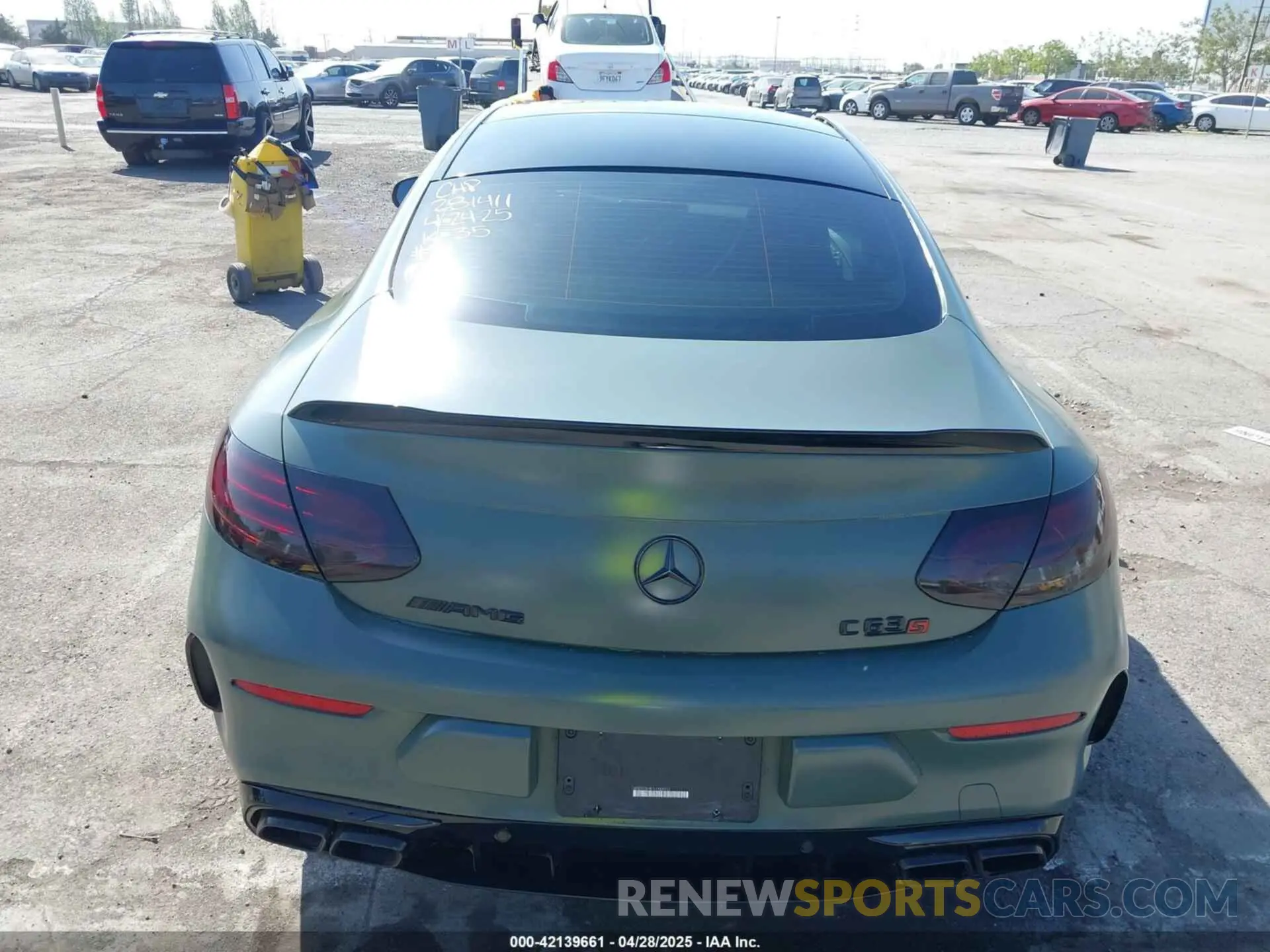 16 fotografías del automóvil dañado WDDWJ8HB7LF968504 MERCEDES-BENZ AMG C 63 2020