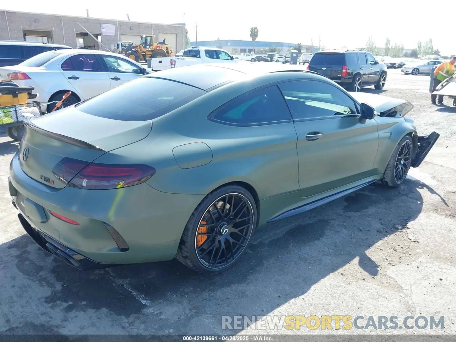 4 fotografías del automóvil dañado WDDWJ8HB7LF968504 MERCEDES-BENZ AMG C 63 2020