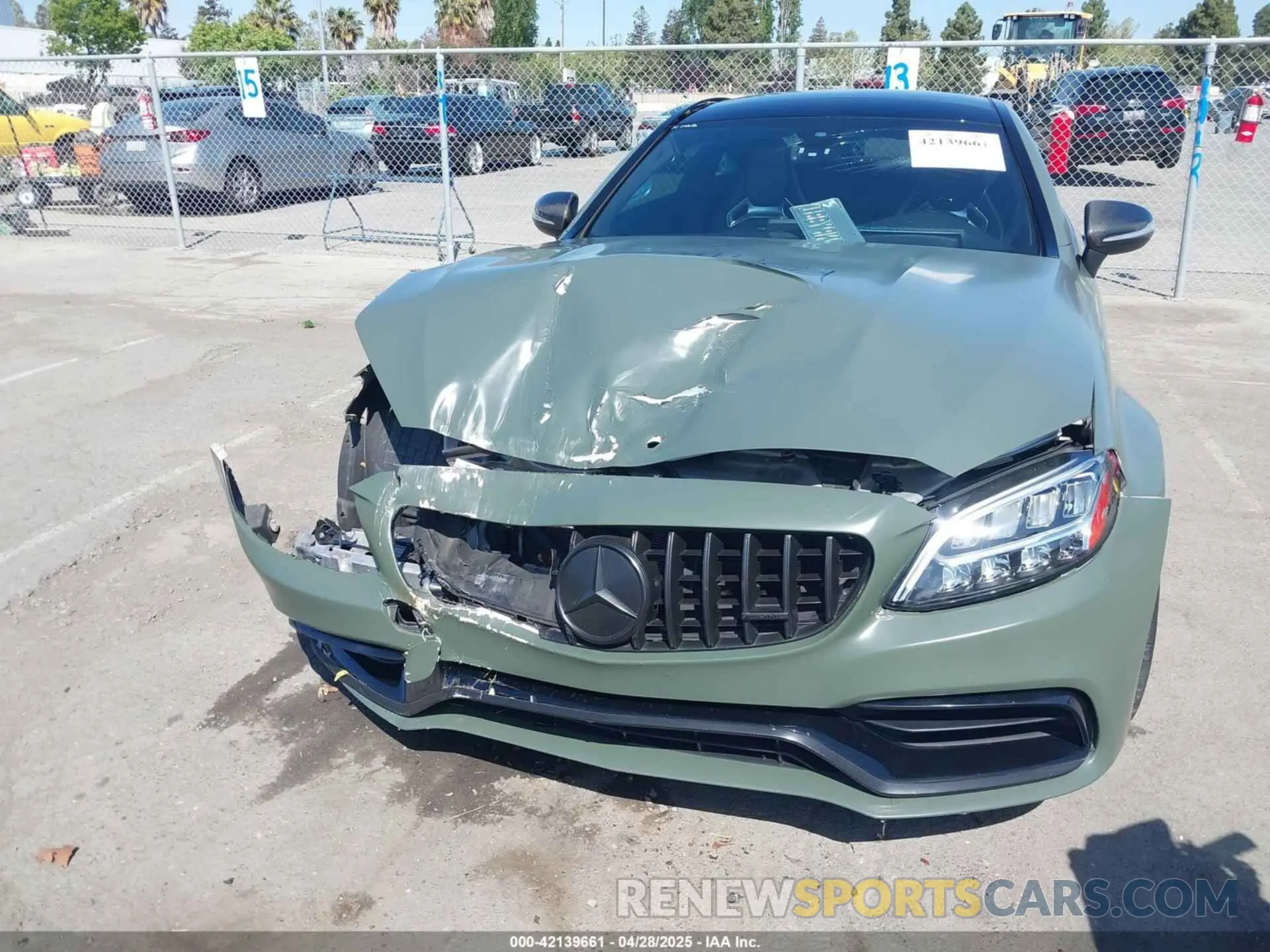 6 fotografías del automóvil dañado WDDWJ8HB7LF968504 MERCEDES-BENZ AMG C 63 2020