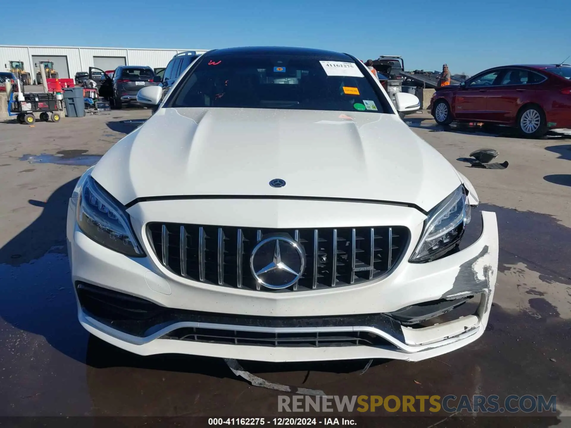 12 fotografías del automóvil dañado WDDWJ8HB8LF946608 MERCEDES-BENZ AMG C 63 2020