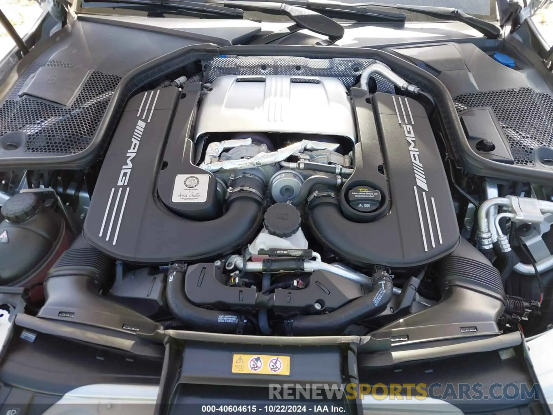10 fotografías del automóvil dañado WDDWK8GB9LF941870 MERCEDES-BENZ AMG C 63 2020
