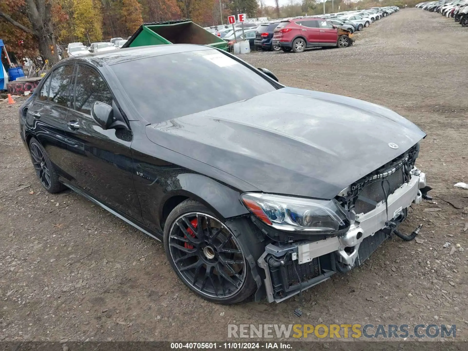 1 fotografías del automóvil dañado W1KWF8HB1MR642179 MERCEDES-BENZ AMG C 63 2021