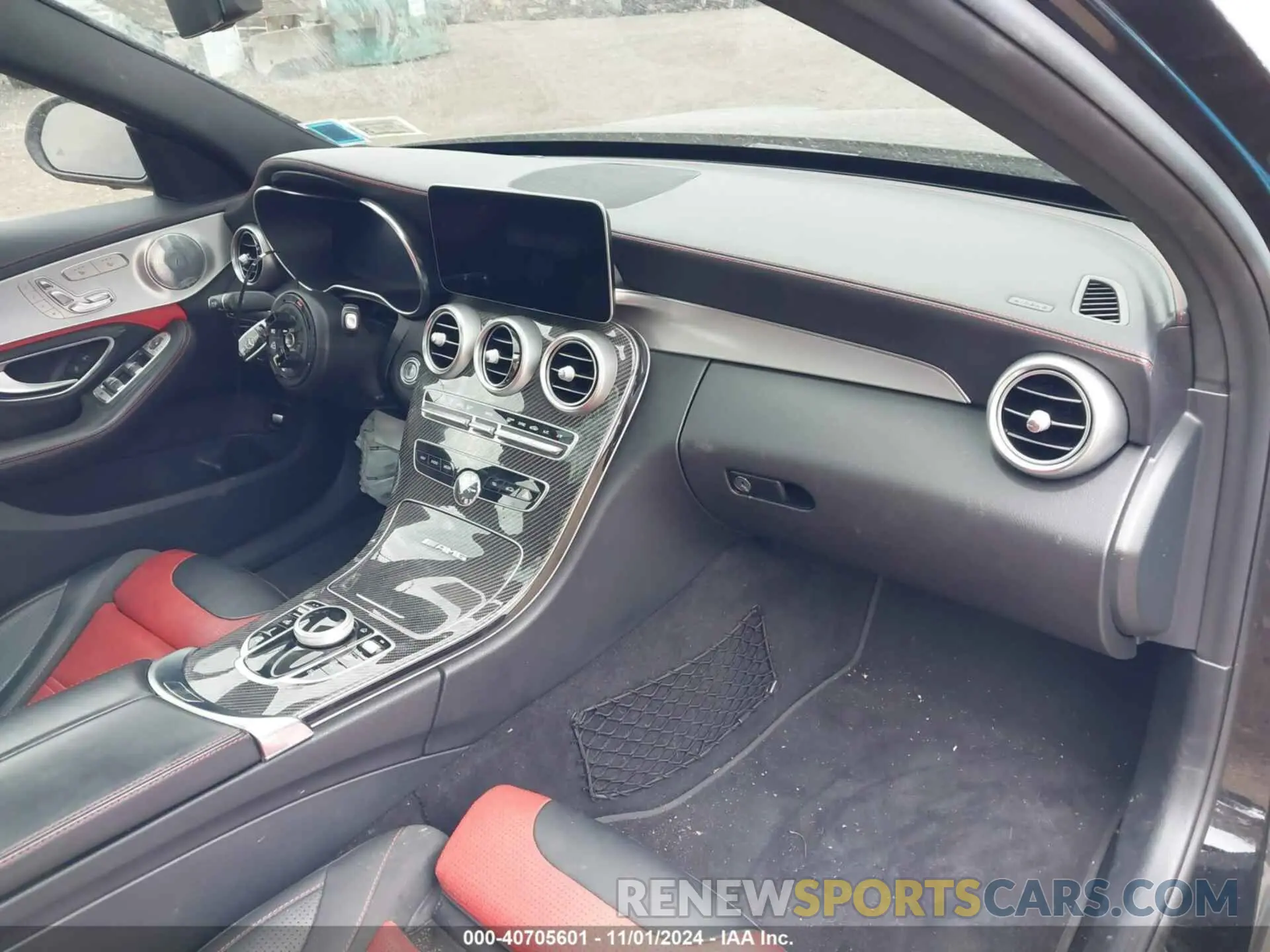 5 fotografías del automóvil dañado W1KWF8HB1MR642179 MERCEDES-BENZ AMG C 63 2021
