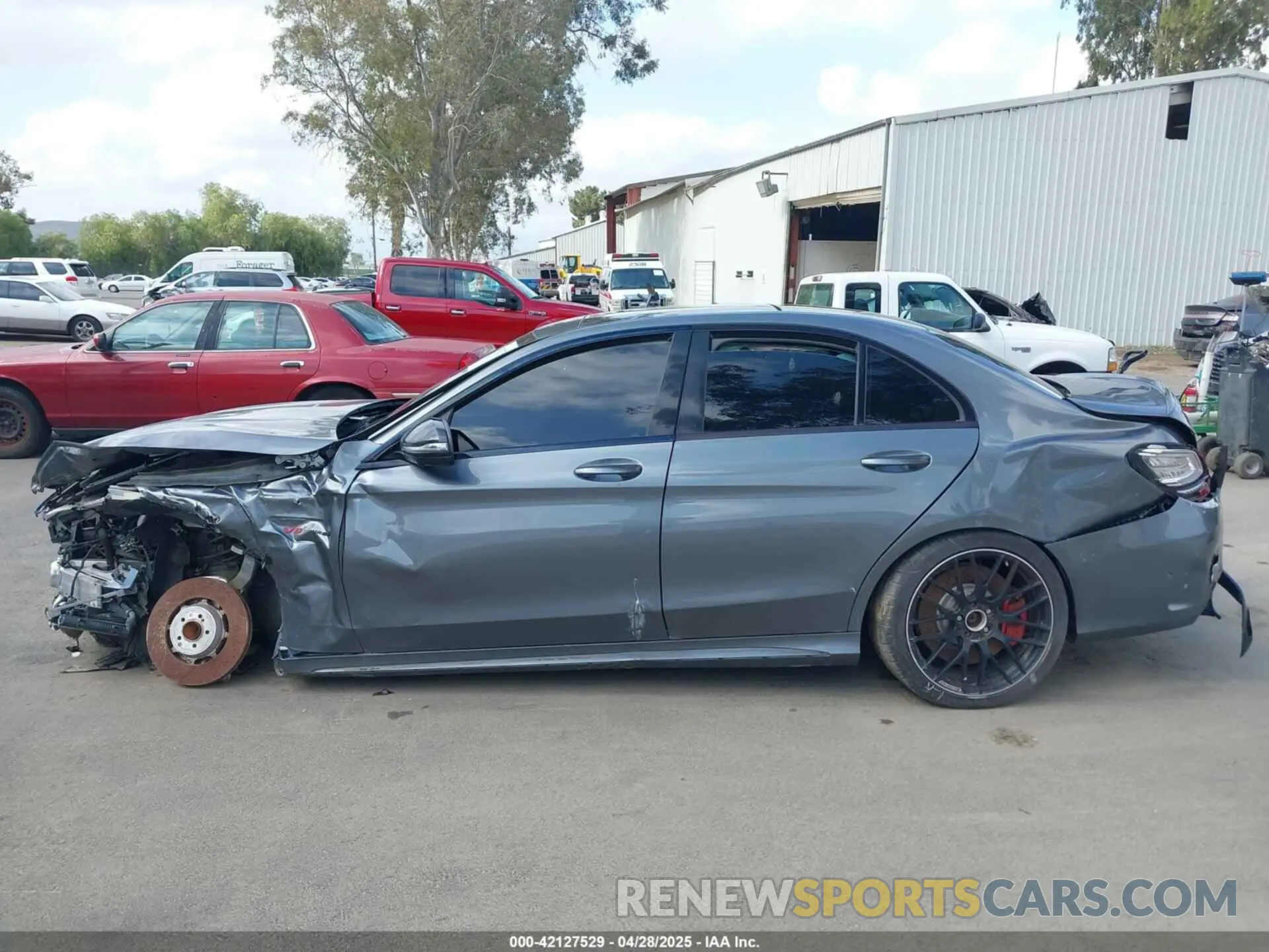 14 fotografías del automóvil dañado W1KWF8HB4MR620676 MERCEDES-BENZ AMG C 63 2021