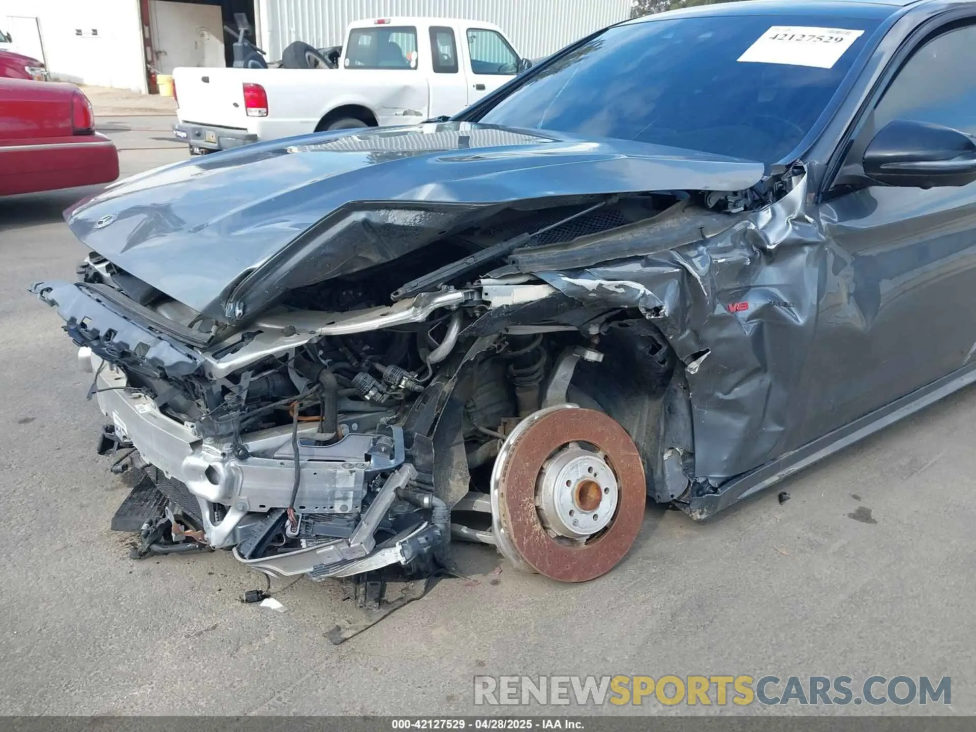 6 fotografías del automóvil dañado W1KWF8HB4MR620676 MERCEDES-BENZ AMG C 63 2021