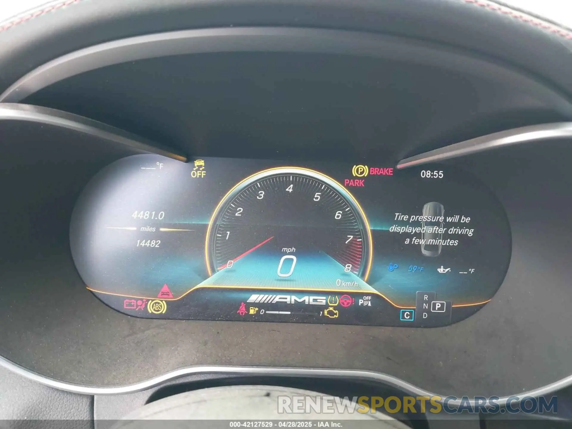 7 fotografías del automóvil dañado W1KWF8HB4MR620676 MERCEDES-BENZ AMG C 63 2021