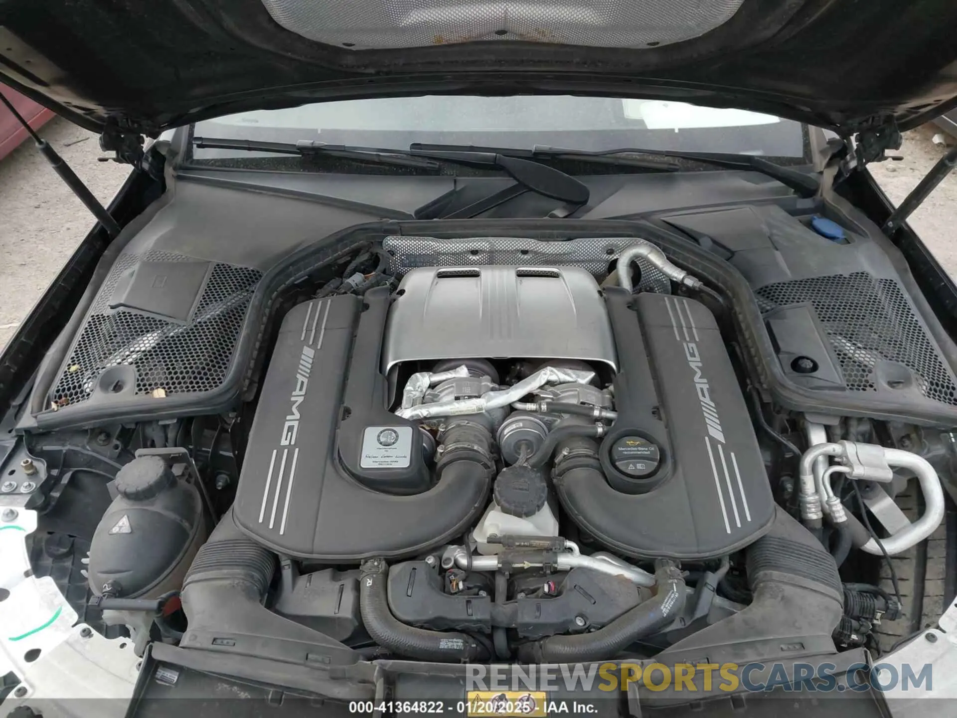10 fotografías del automóvil dañado W1KWJ8GB5MG098779 MERCEDES-BENZ AMG C 63 2021