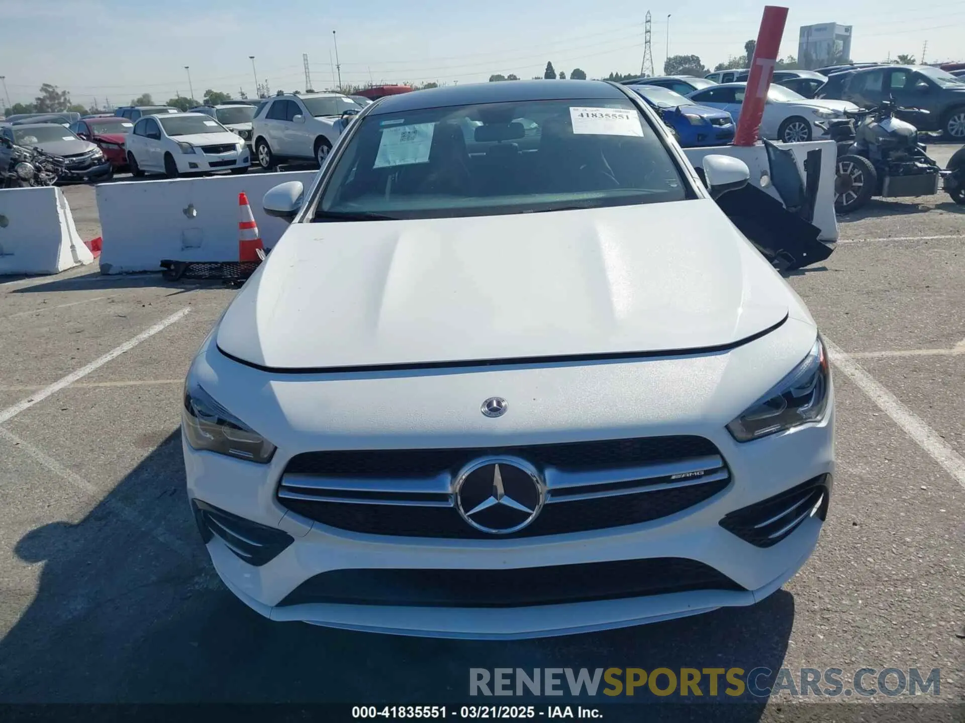 12 fotografías del automóvil dañado W1K5J5BB6MN234740 MERCEDES-BENZ AMG CLA 35 2021