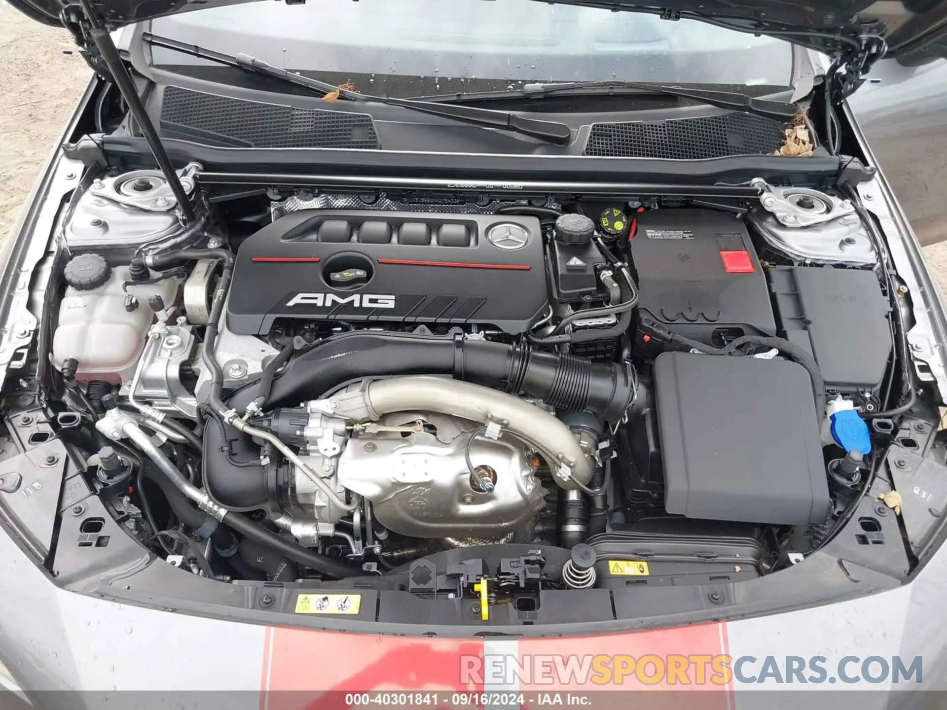 10 fotografías del automóvil dañado W1K5J5BB2NN275433 MERCEDES-BENZ AMG CLA 35 2022