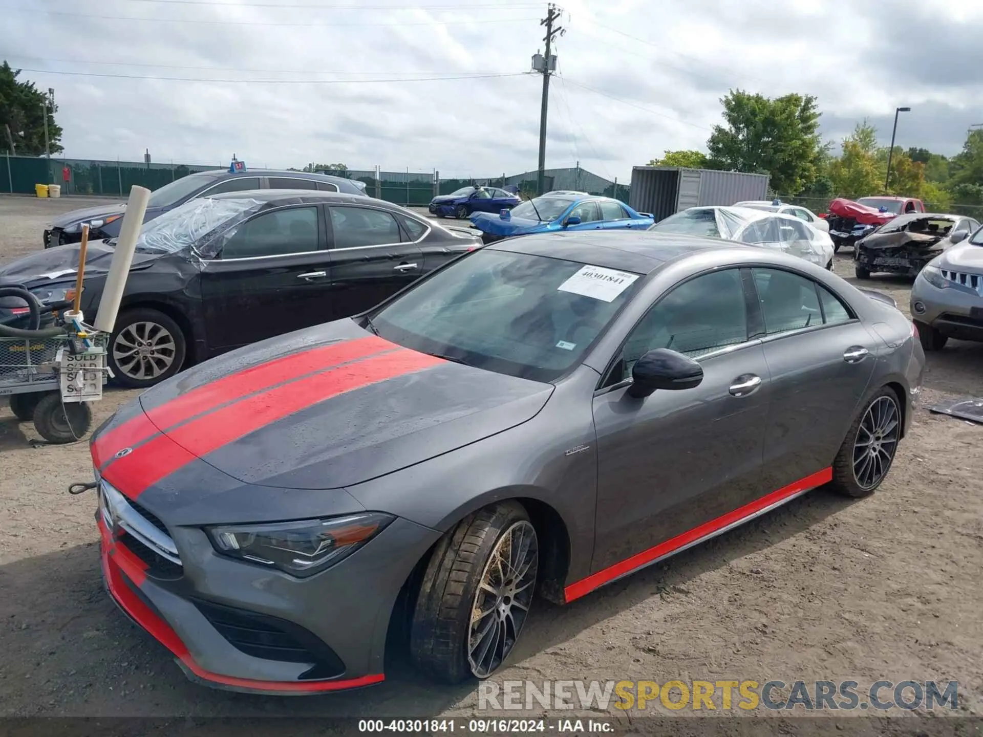 2 fotografías del automóvil dañado W1K5J5BB2NN275433 MERCEDES-BENZ AMG CLA 35 2022