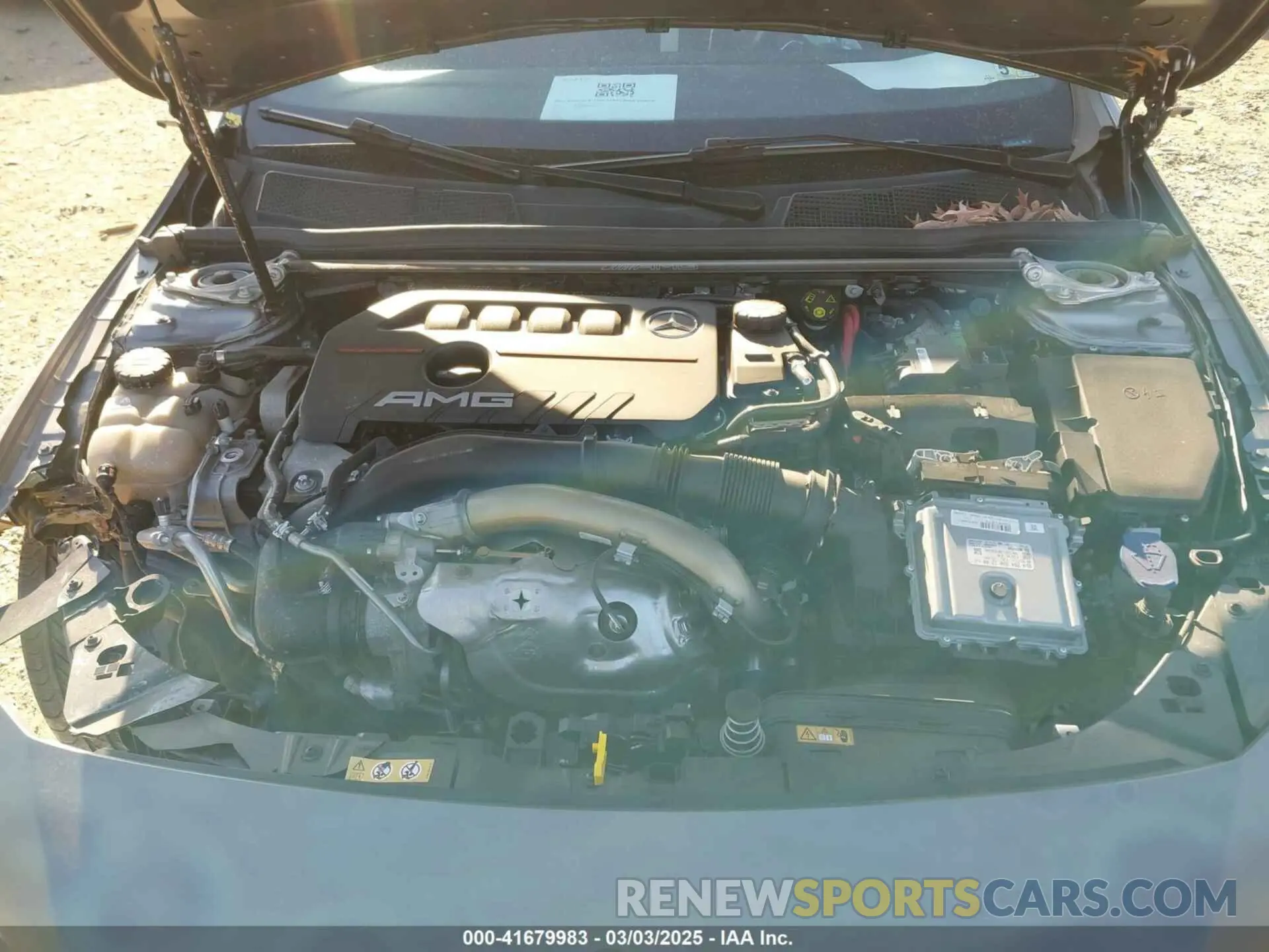 10 fotografías del automóvil dañado W1K5J5BBXNN299043 MERCEDES-BENZ AMG CLA 35 2022