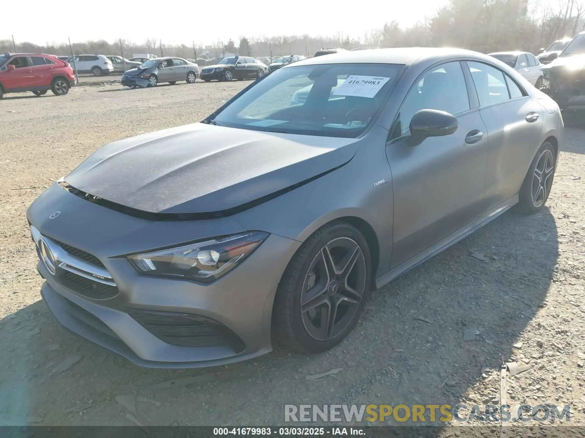 2 fotografías del automóvil dañado W1K5J5BBXNN299043 MERCEDES-BENZ AMG CLA 35 2022