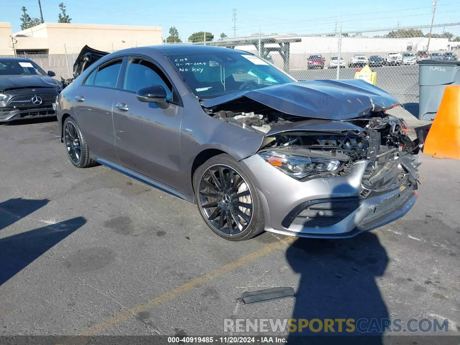 1 fotografías del automóvil dañado W1K5J5BB1PN378880 MERCEDES-BENZ AMG CLA 35 2023
