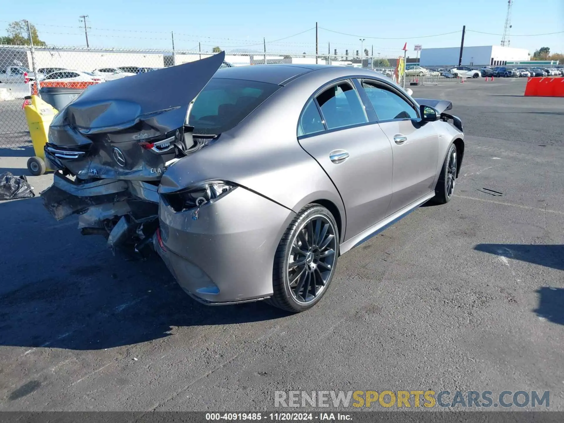 4 fotografías del automóvil dañado W1K5J5BB1PN378880 MERCEDES-BENZ AMG CLA 35 2023