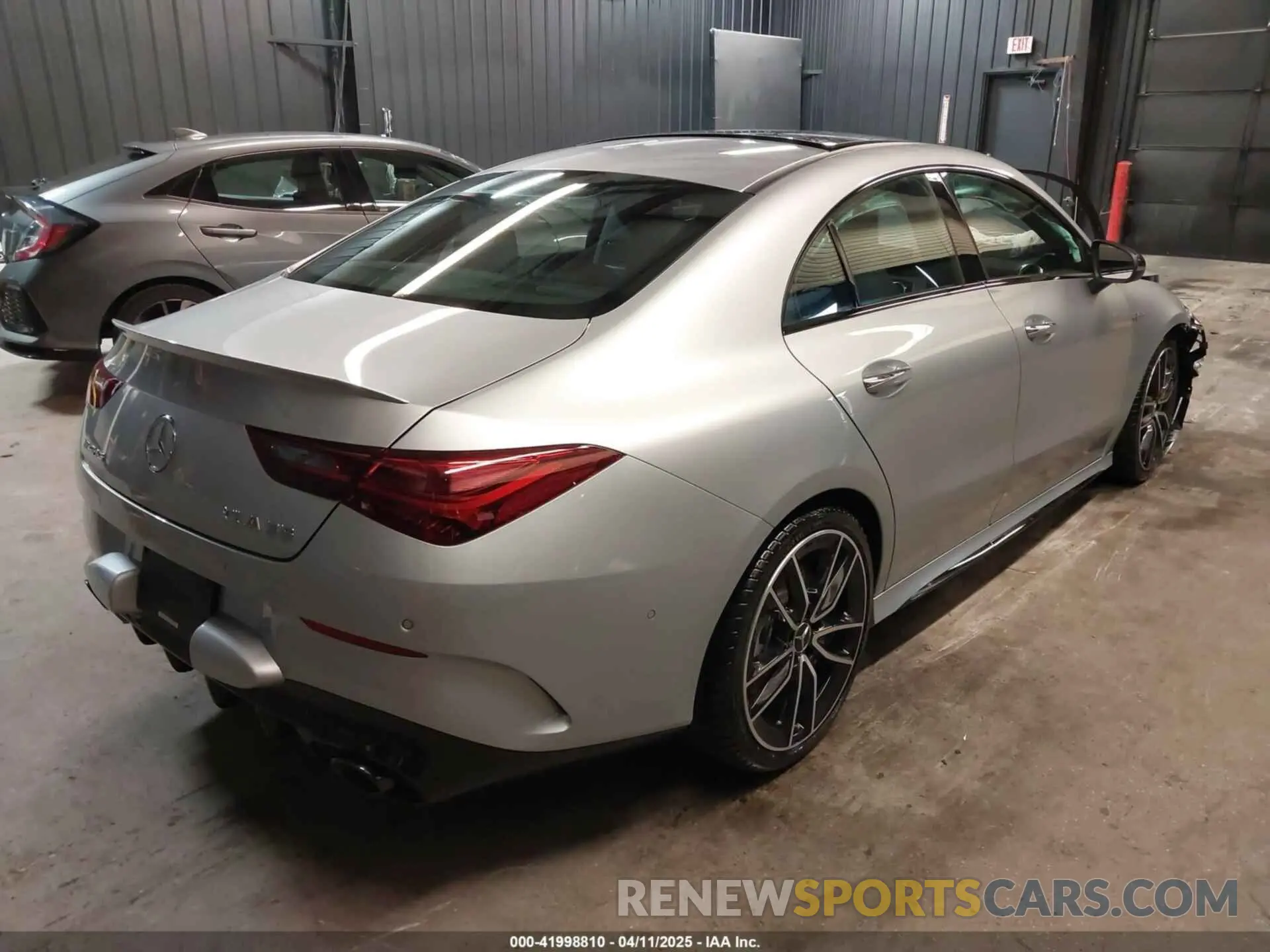 4 fotografías del automóvil dañado W1K5J5BBXSN531314 MERCEDES-BENZ AMG CLA 35 2025