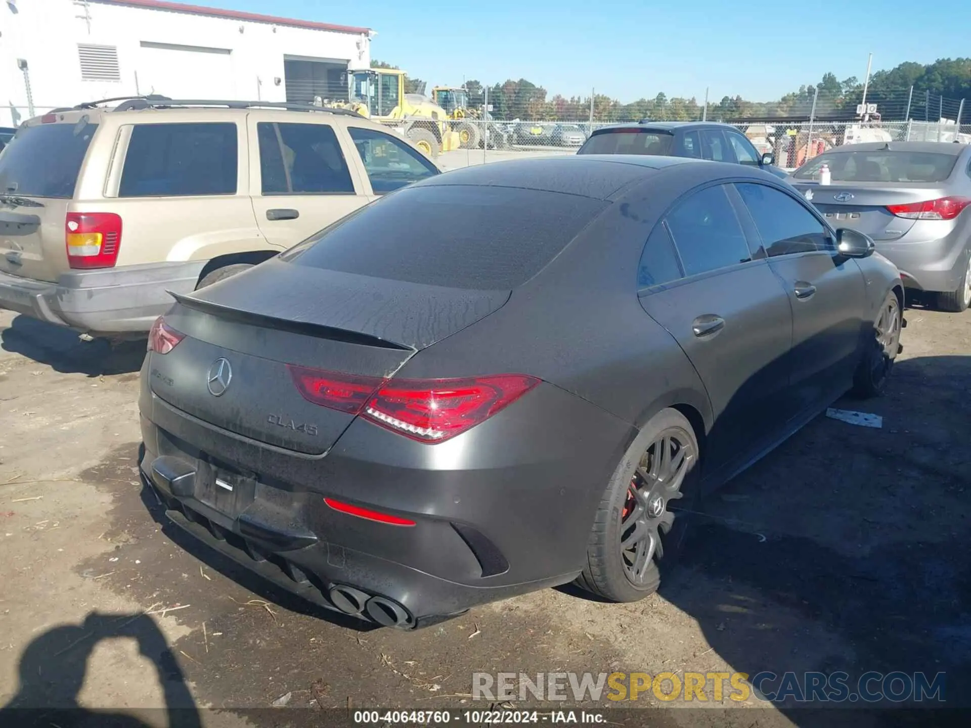 4 fotografías del automóvil dañado W1K5J5DB0NN270633 MERCEDES-BENZ AMG CLA 45 2022