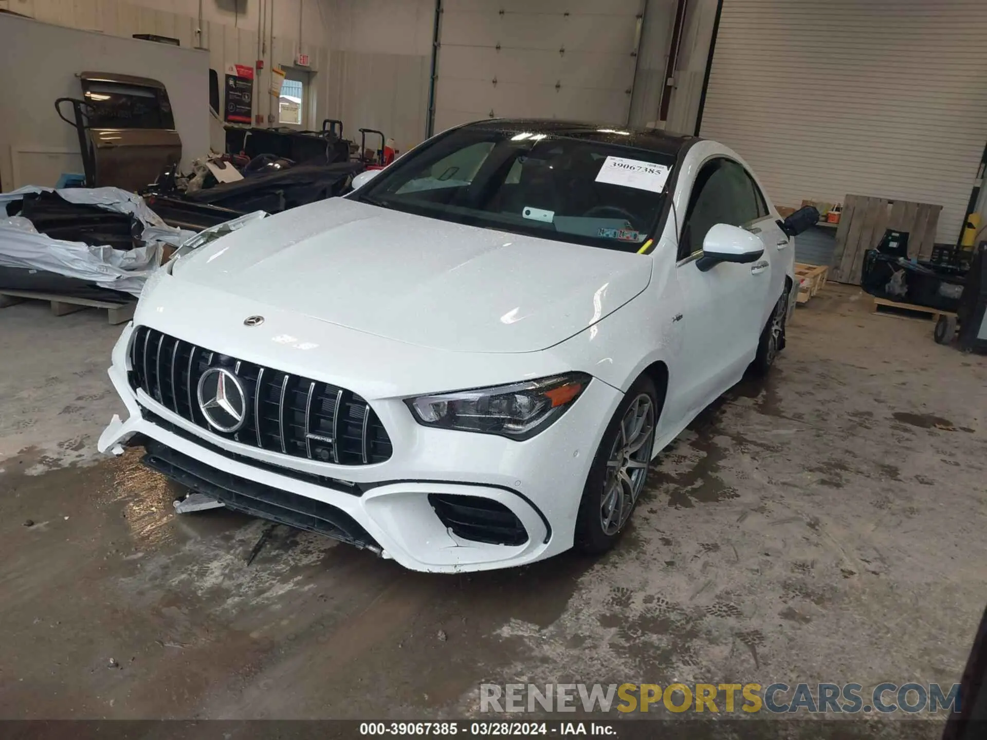 2 fotografías del automóvil dañado W1K5J5DB3NN286213 MERCEDES-BENZ AMG CLA 45 2022