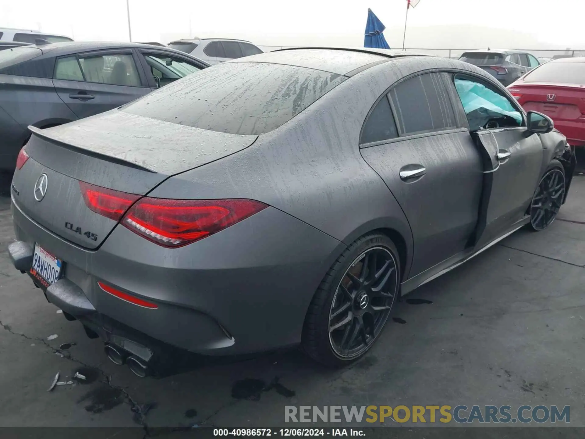 4 fotografías del automóvil dañado W1K5J5DB7NN273206 MERCEDES-BENZ AMG CLA 45 2022