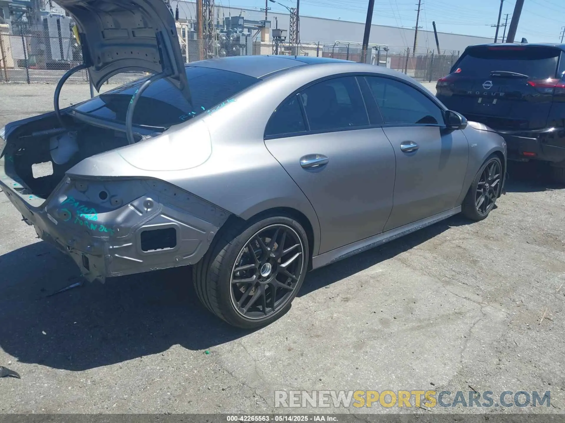 4 fotografías del automóvil dañado W1K5J5DBXPN414966 MERCEDES-BENZ AMG CLA 45 2023