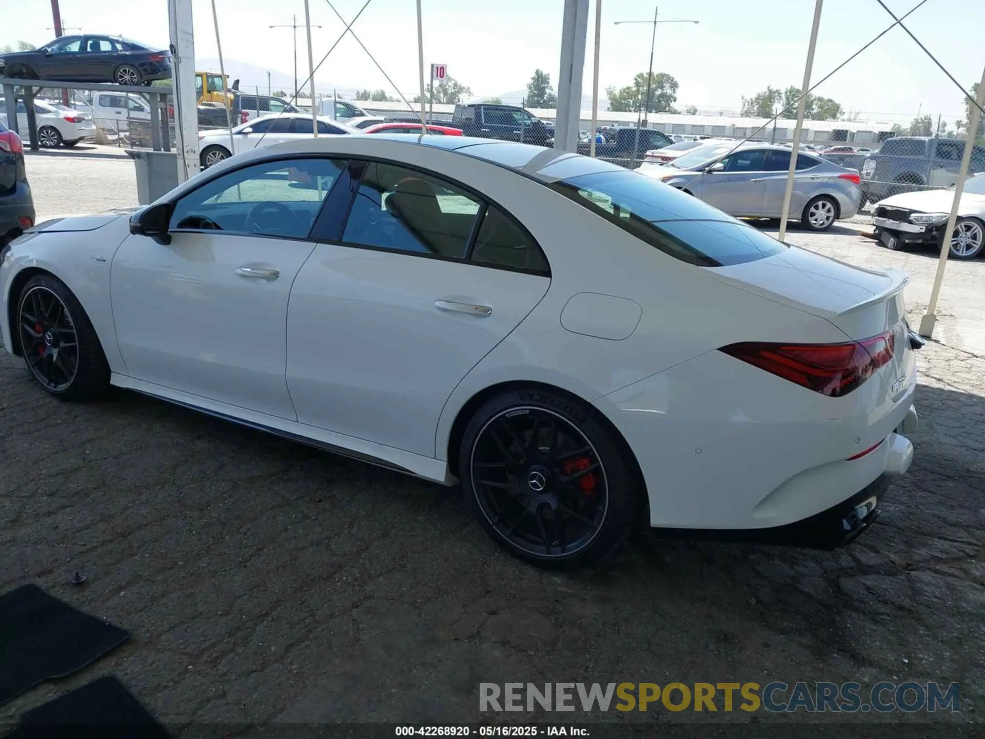 3 fotografías del automóvil dañado W1K5J5EB0SN525467 MERCEDES-BENZ AMG CLA 45 2025
