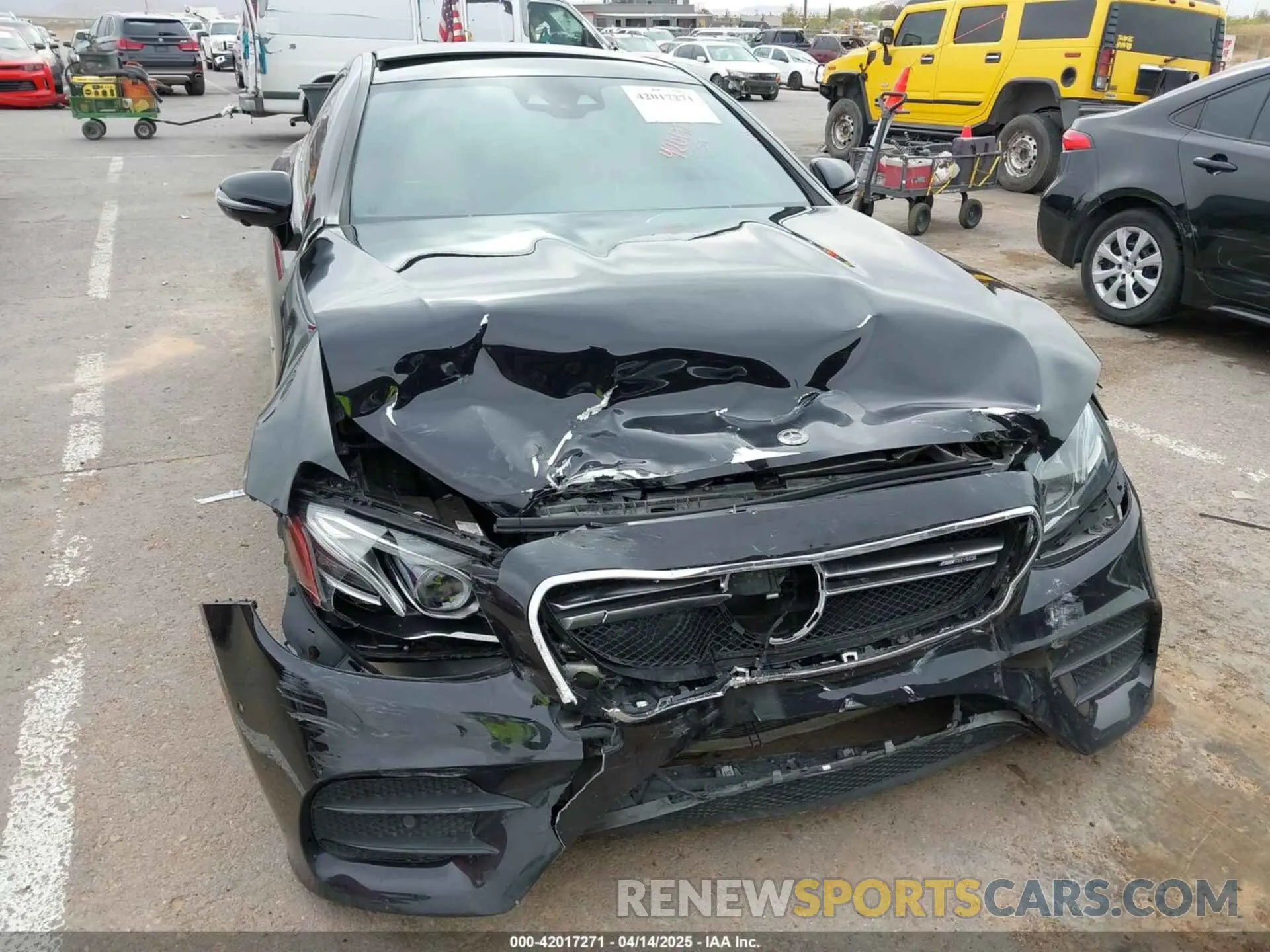 6 fotografías del automóvil dañado WDD1J6BB1KF087738 MERCEDES-BENZ AMG E 53 2019
