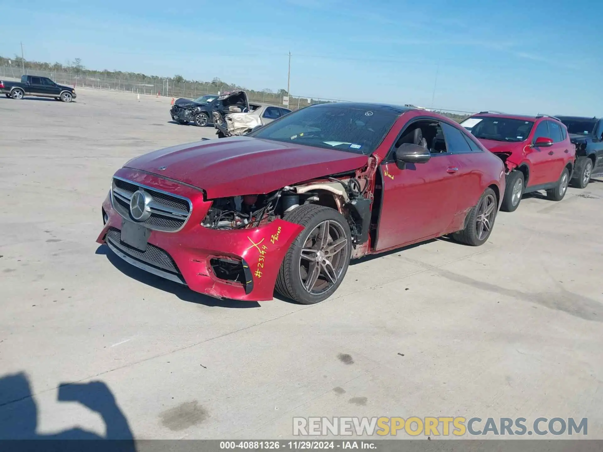 2 fotografías del automóvil dañado W1K1J6BB1LF136485 MERCEDES-BENZ AMG E 53 2020