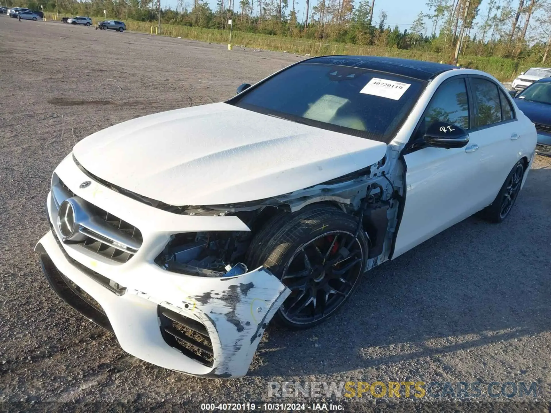 2 fotografías del automóvil dañado WDDZF8KB1LA718521 MERCEDES-BENZ AMG E 63 2020