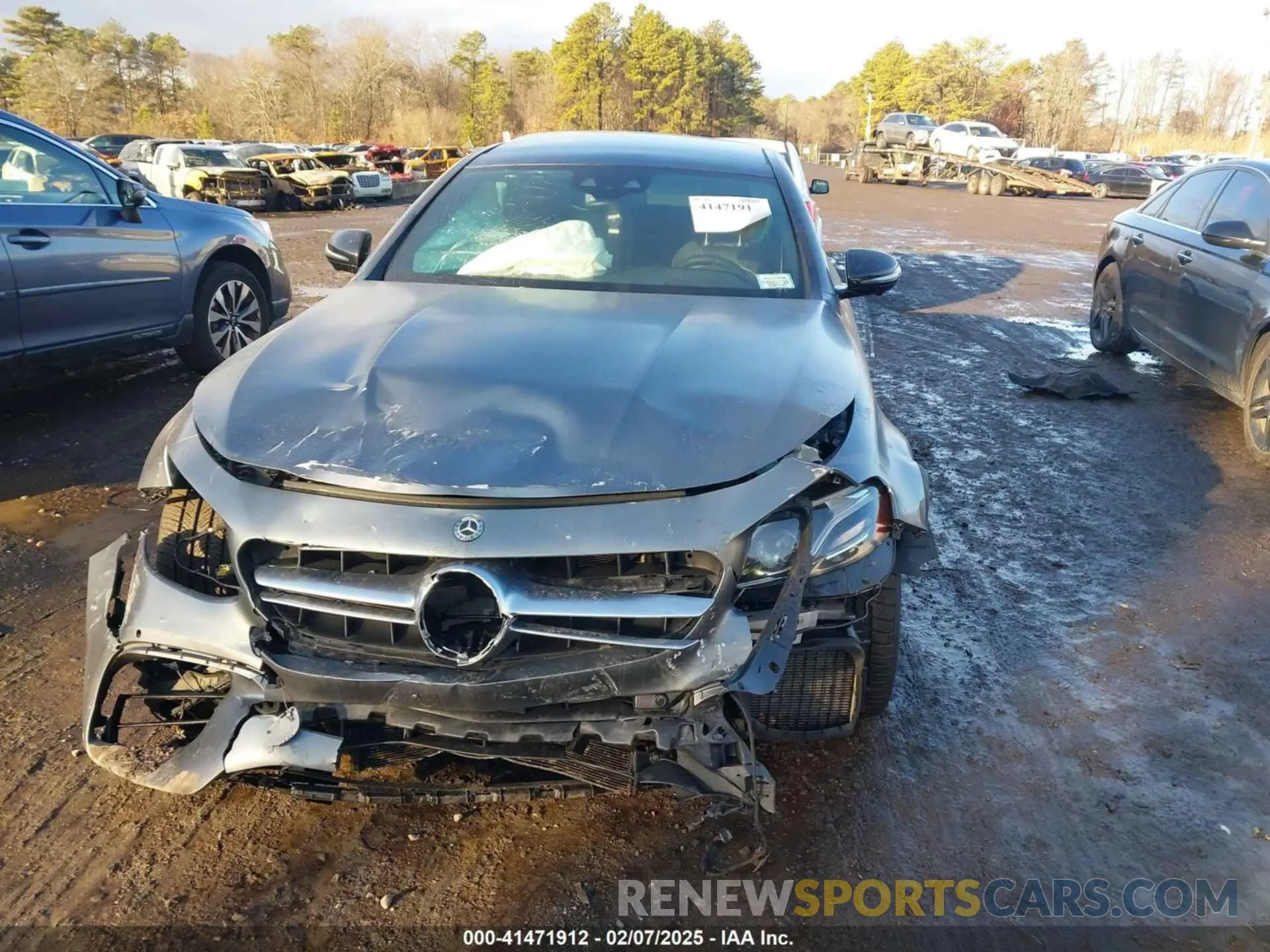 12 fotografías del automóvil dañado WDDZF8KB9LA703250 MERCEDES-BENZ AMG E 63 2020