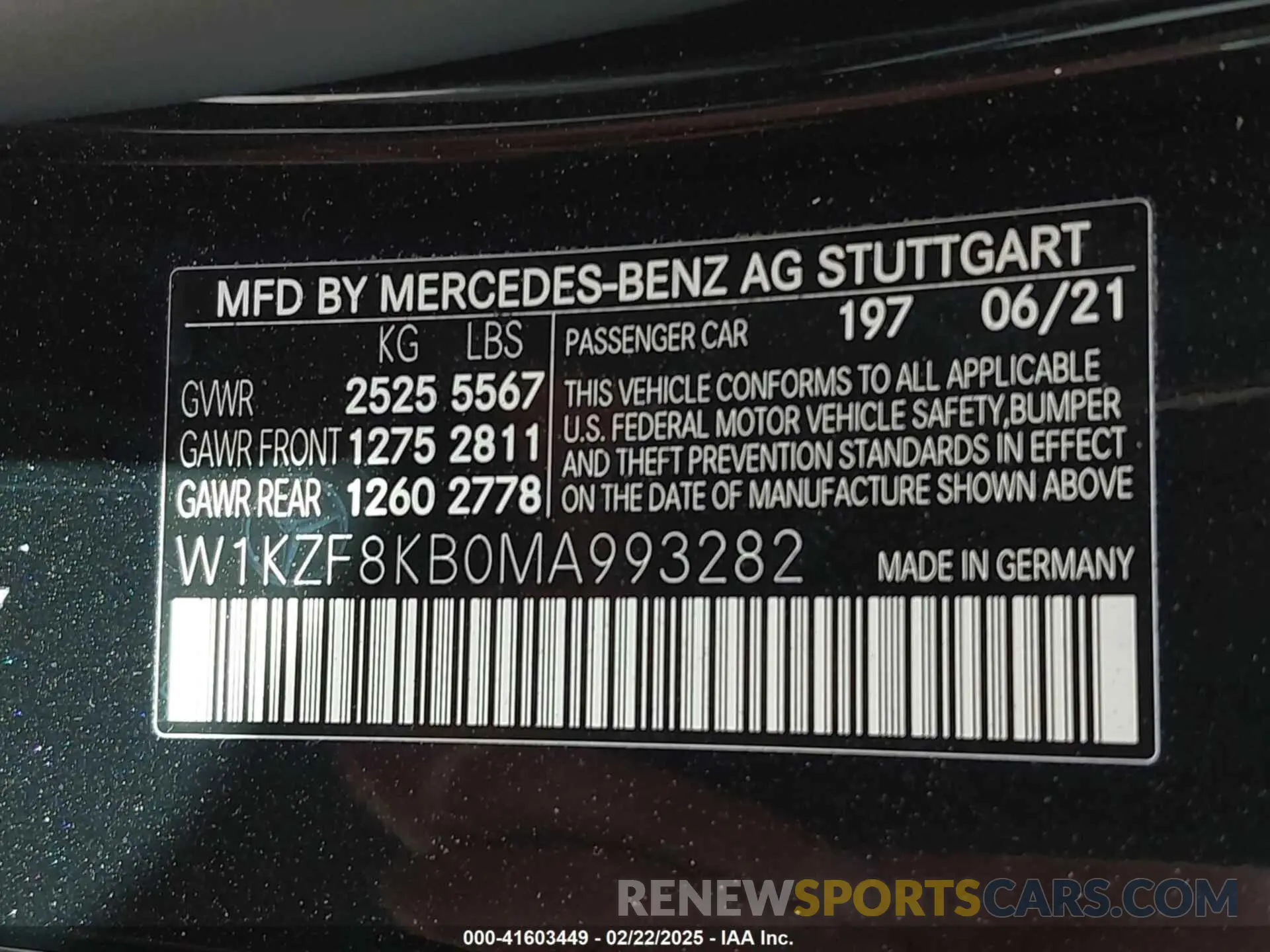 9 fotografías del automóvil dañado W1KZF8KB0MA993282 MERCEDES-BENZ AMG E 63 2021