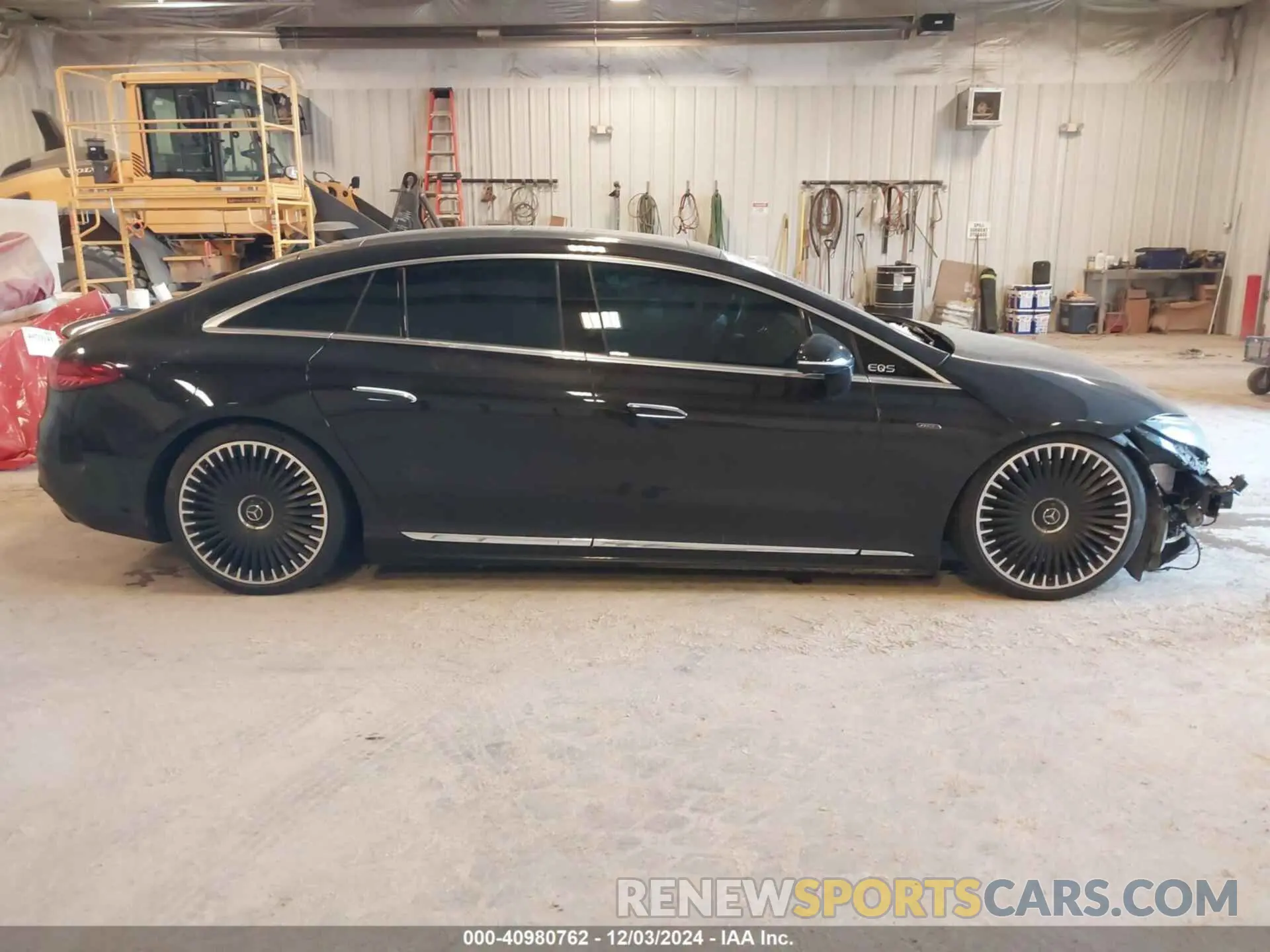 13 fotografías del automóvil dañado W1KCG5FB3NA010141 MERCEDES-BENZ AMG EQS 2022