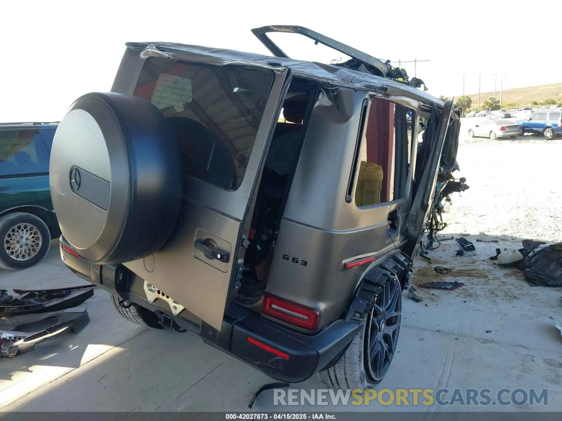 4 fotografías del automóvil dañado W1NYC7HJ4MX392812 MERCEDES-BENZ AMG G 63 2021