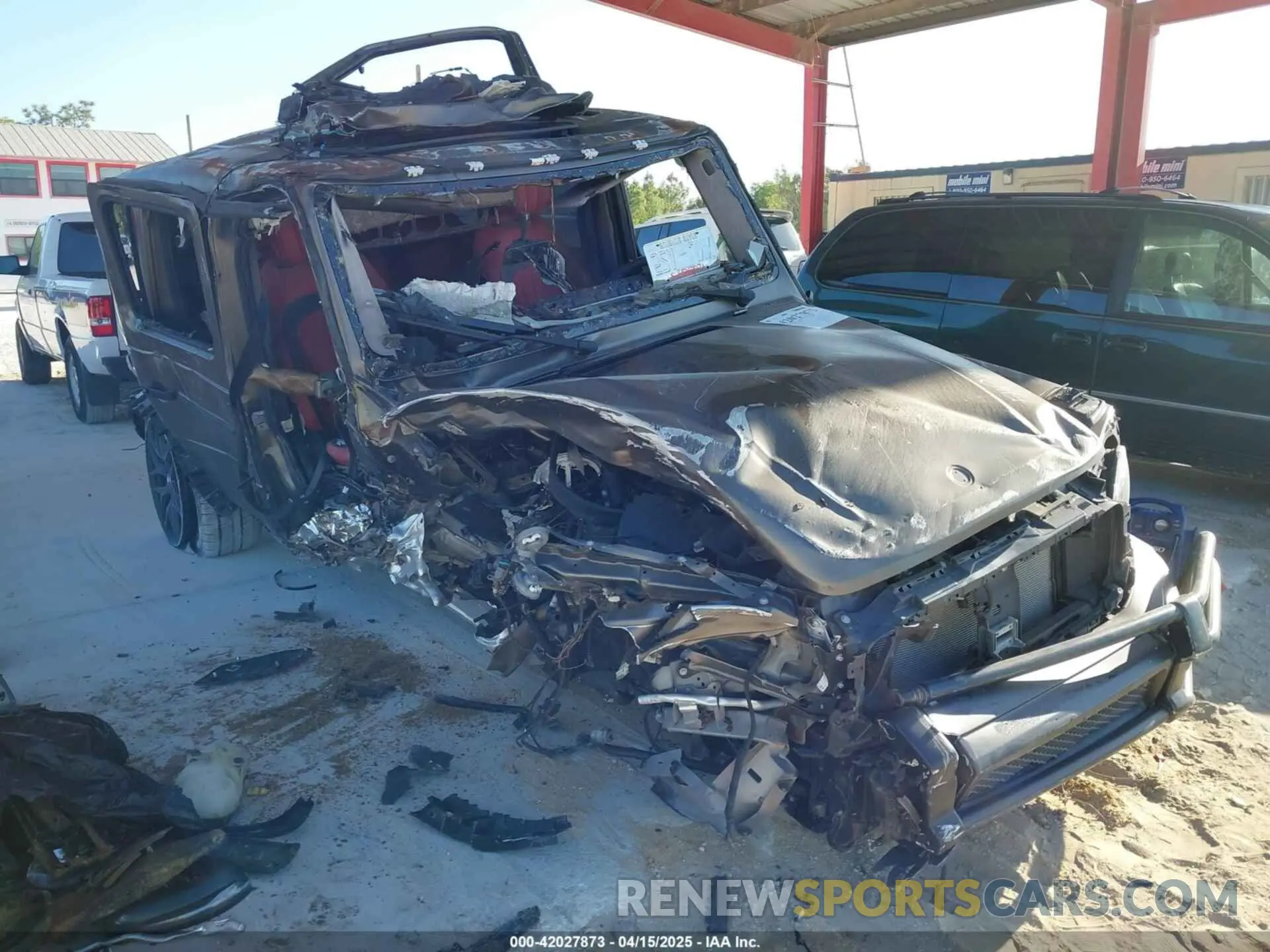 6 fotografías del automóvil dañado W1NYC7HJ4MX392812 MERCEDES-BENZ AMG G 63 2021