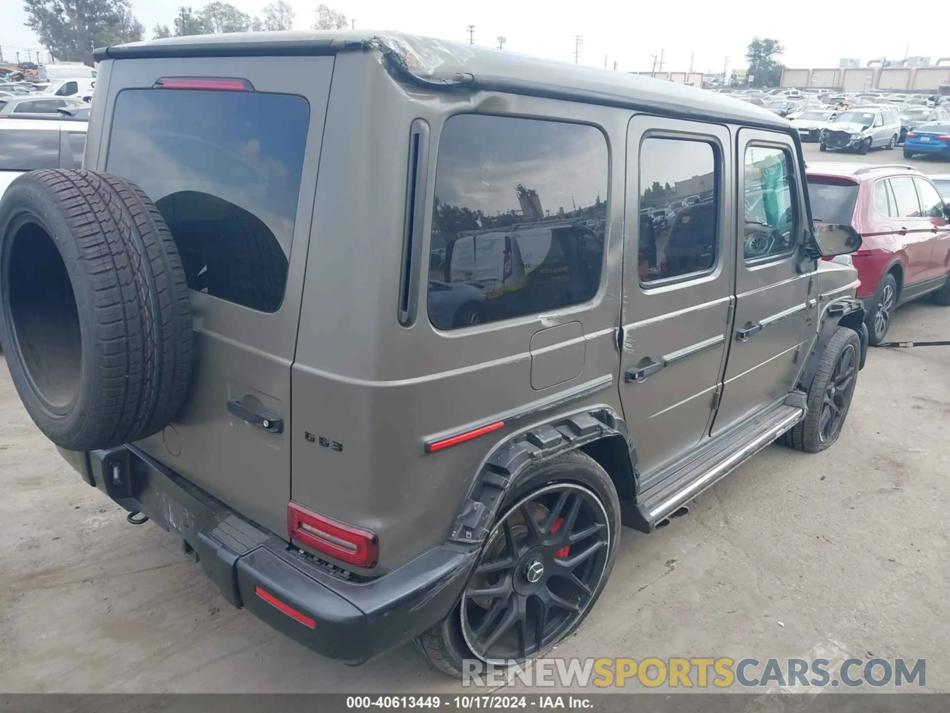 4 fotografías del automóvil dañado W1NYC7HJ7MX370822 MERCEDES-BENZ AMG G 63 2021