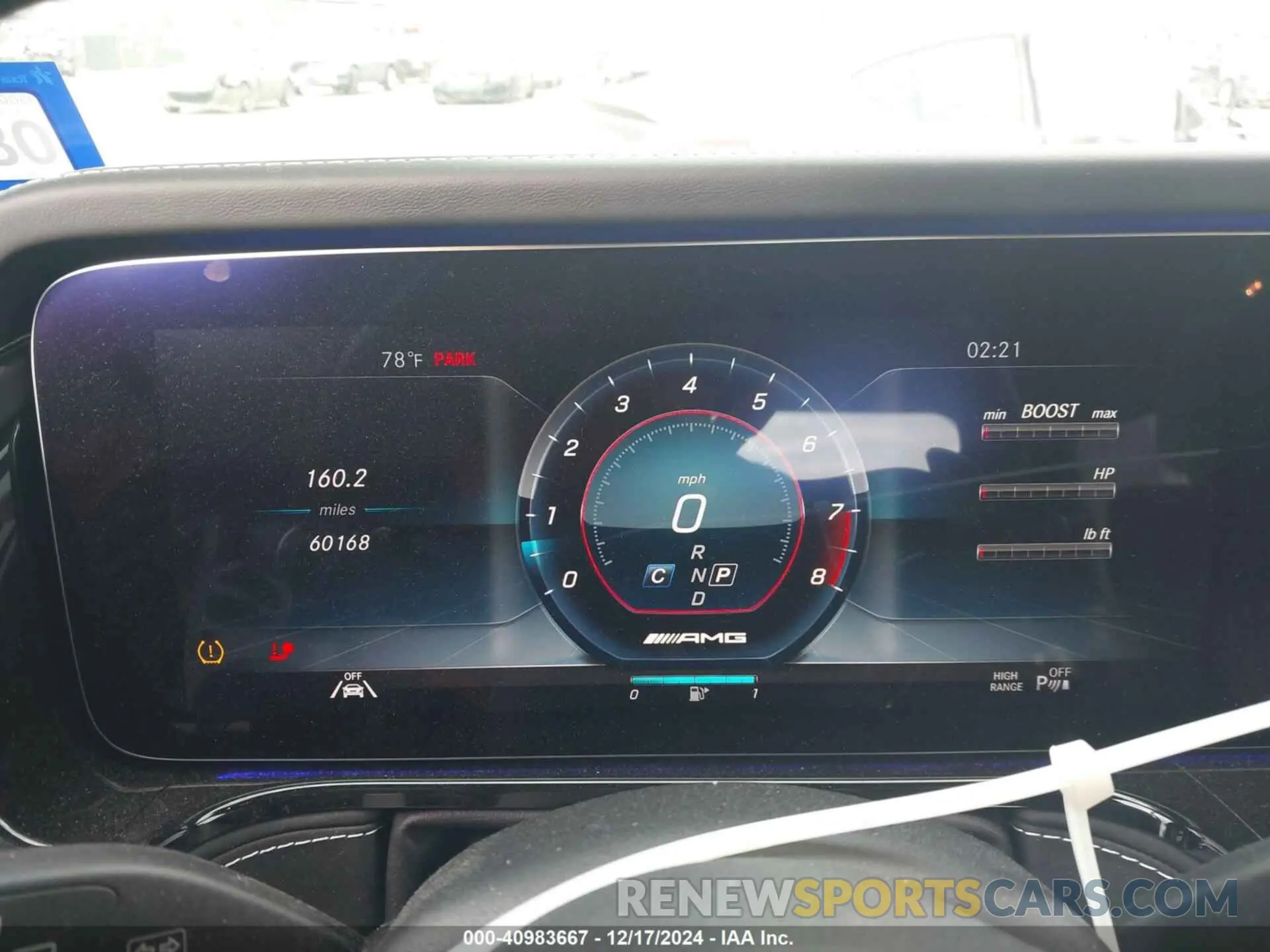 7 fotografías del automóvil dañado W1NYC7HJ7MX403270 MERCEDES-BENZ AMG G 63 2021